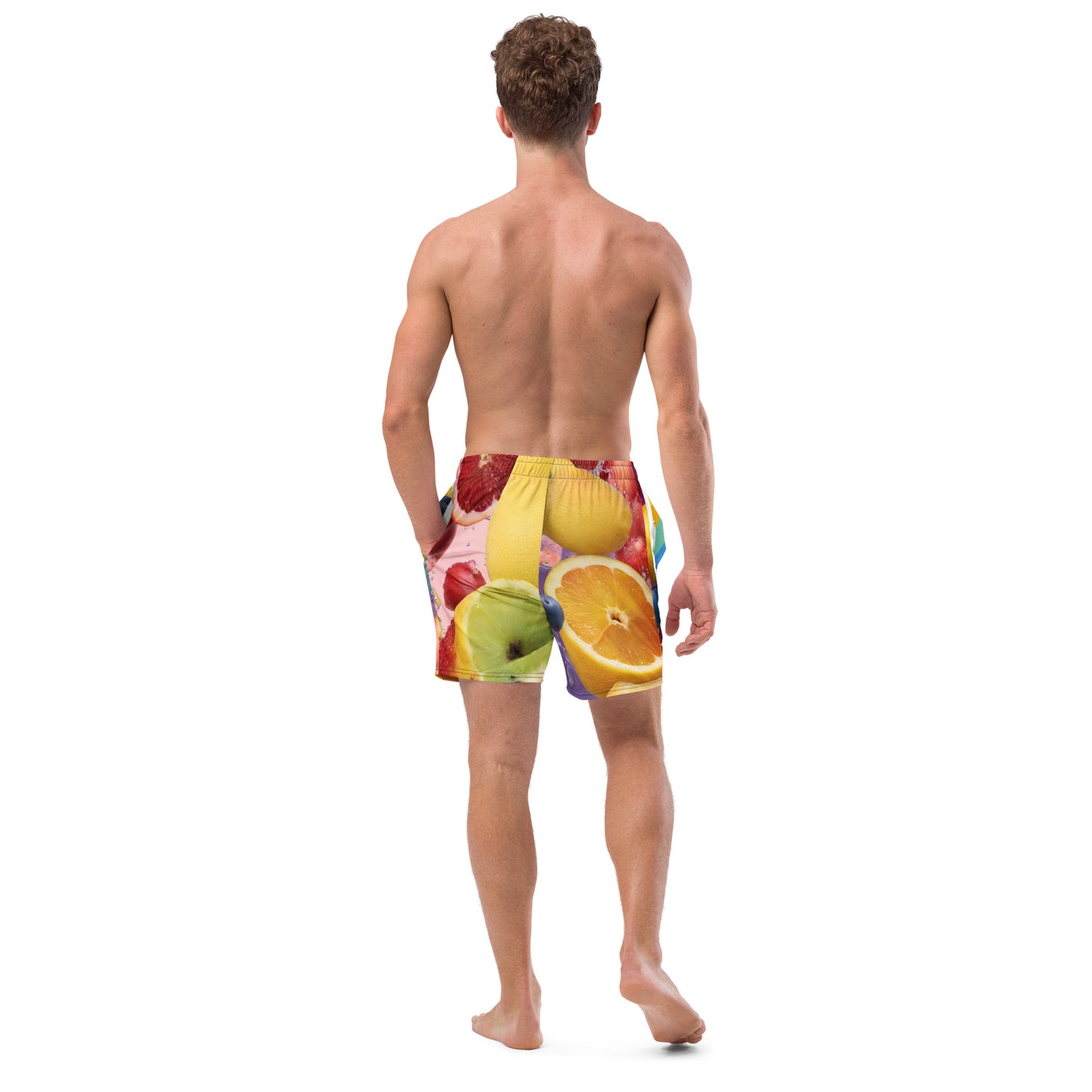 Rainbow Wet Fruit Super Gay - Men's swim trunks