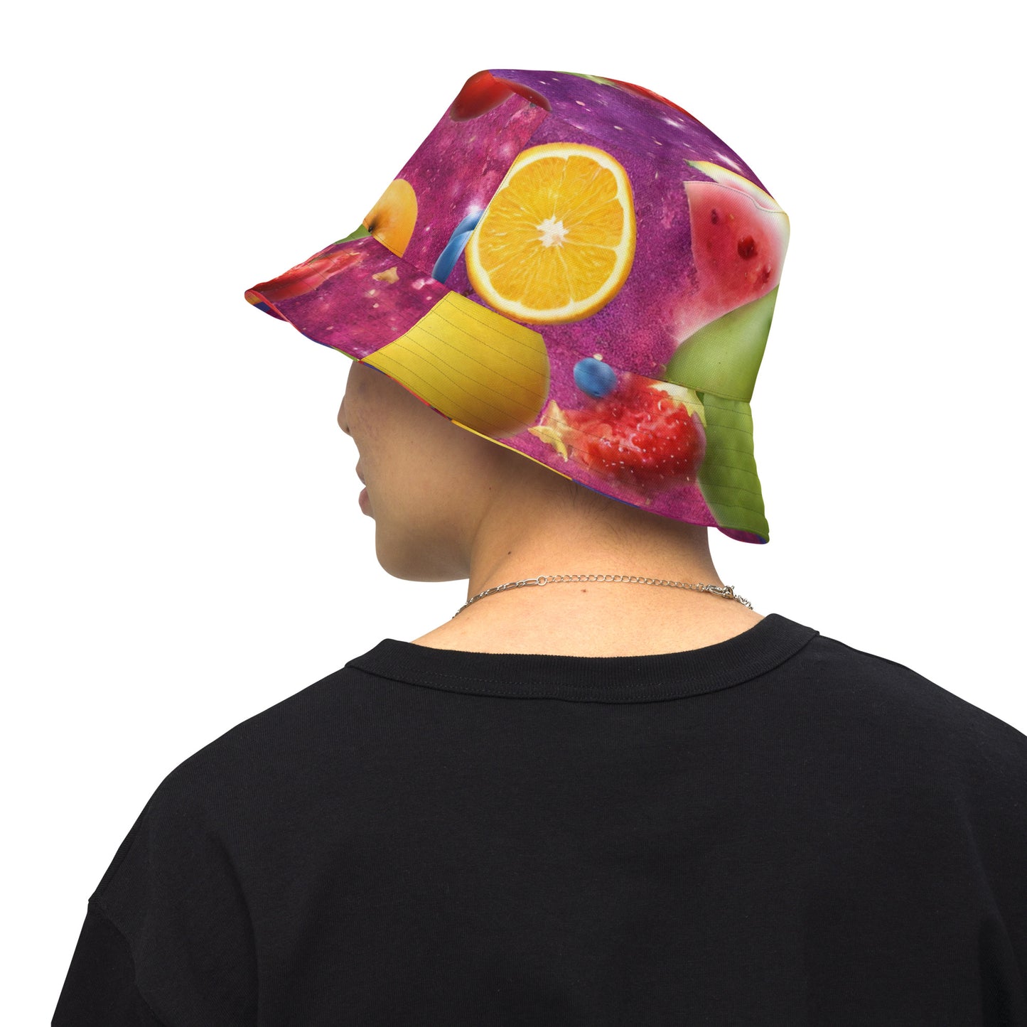 Fruit Shower/Fruit Glitter - Reversible bucket hat