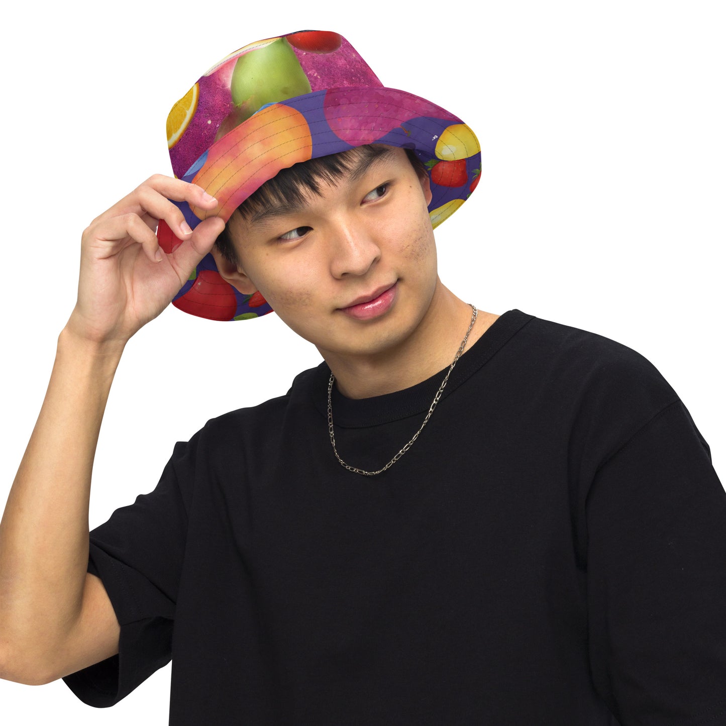 Fruit Shower/Fruit Glitter - Reversible bucket hat