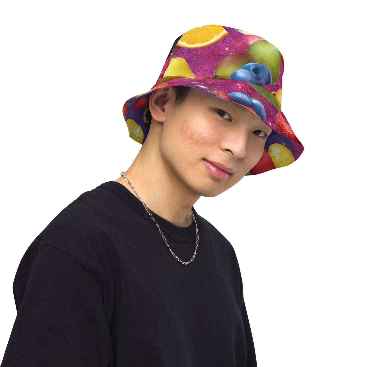 Fruit Shower/Fruit Glitter - Reversible bucket hat