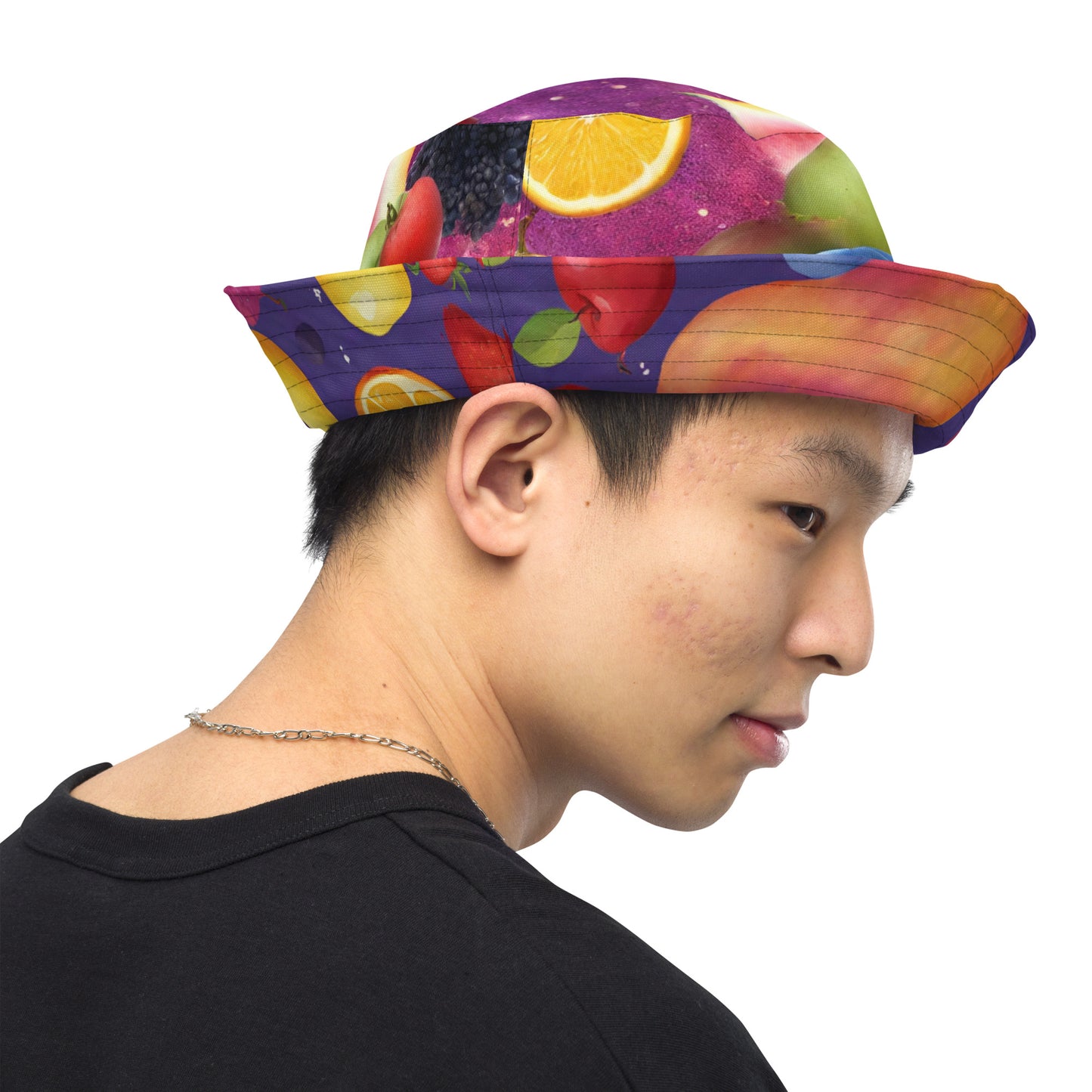 Fruit Shower/Fruit Glitter - Reversible bucket hat