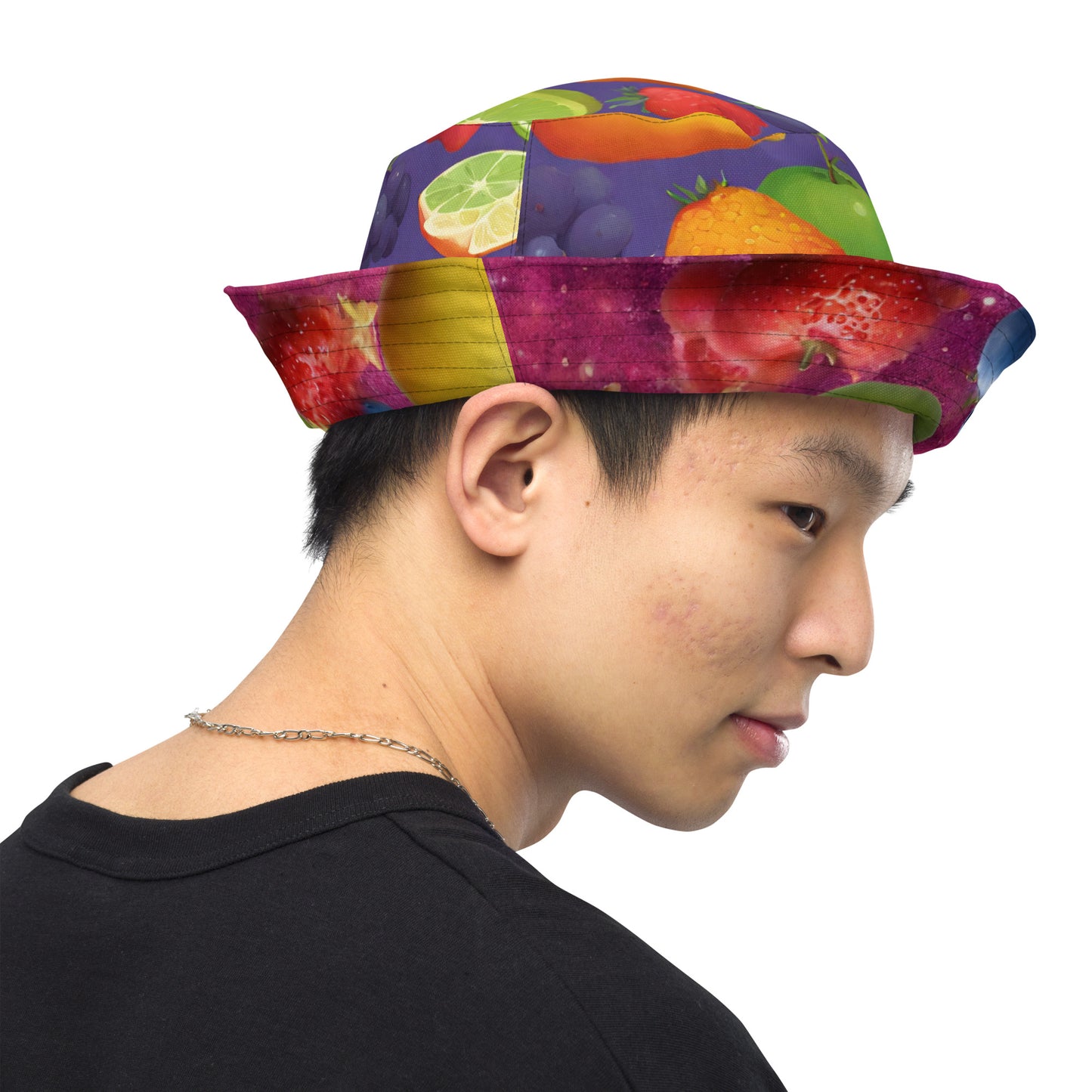 Fruit Shower/Fruit Glitter - Reversible bucket hat