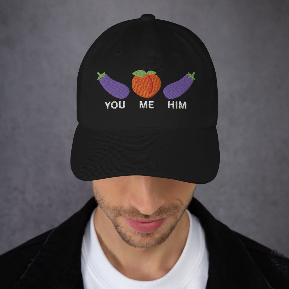 Eggplant Peach Eggplant / You Me Him -hat