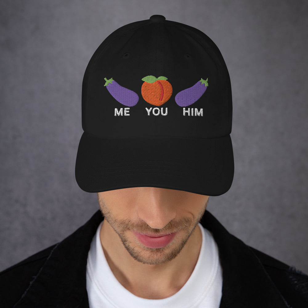 Eggplant Peach Eggplant/ Me You Him -hat