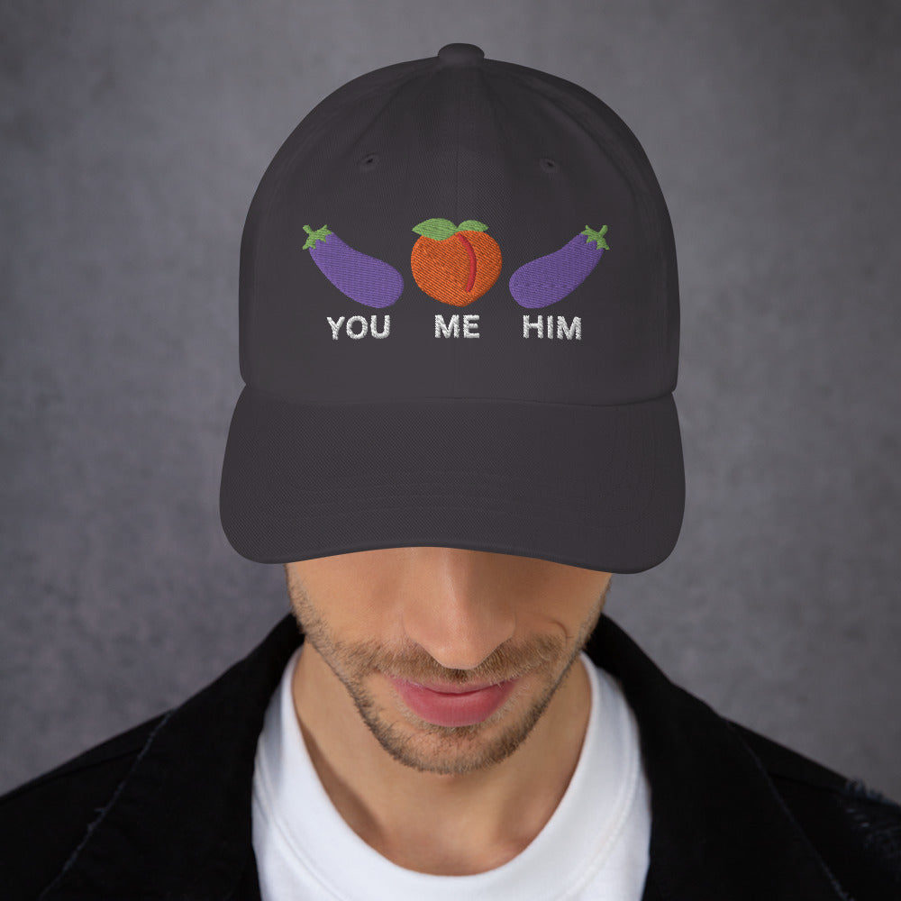 Eggplant Peach Eggplant / You Me Him -hat