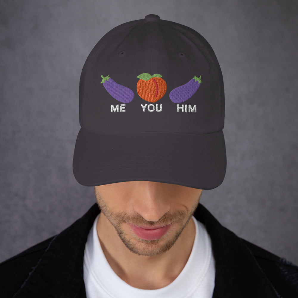 Eggplant Peach Eggplant/ Me You Him -hat