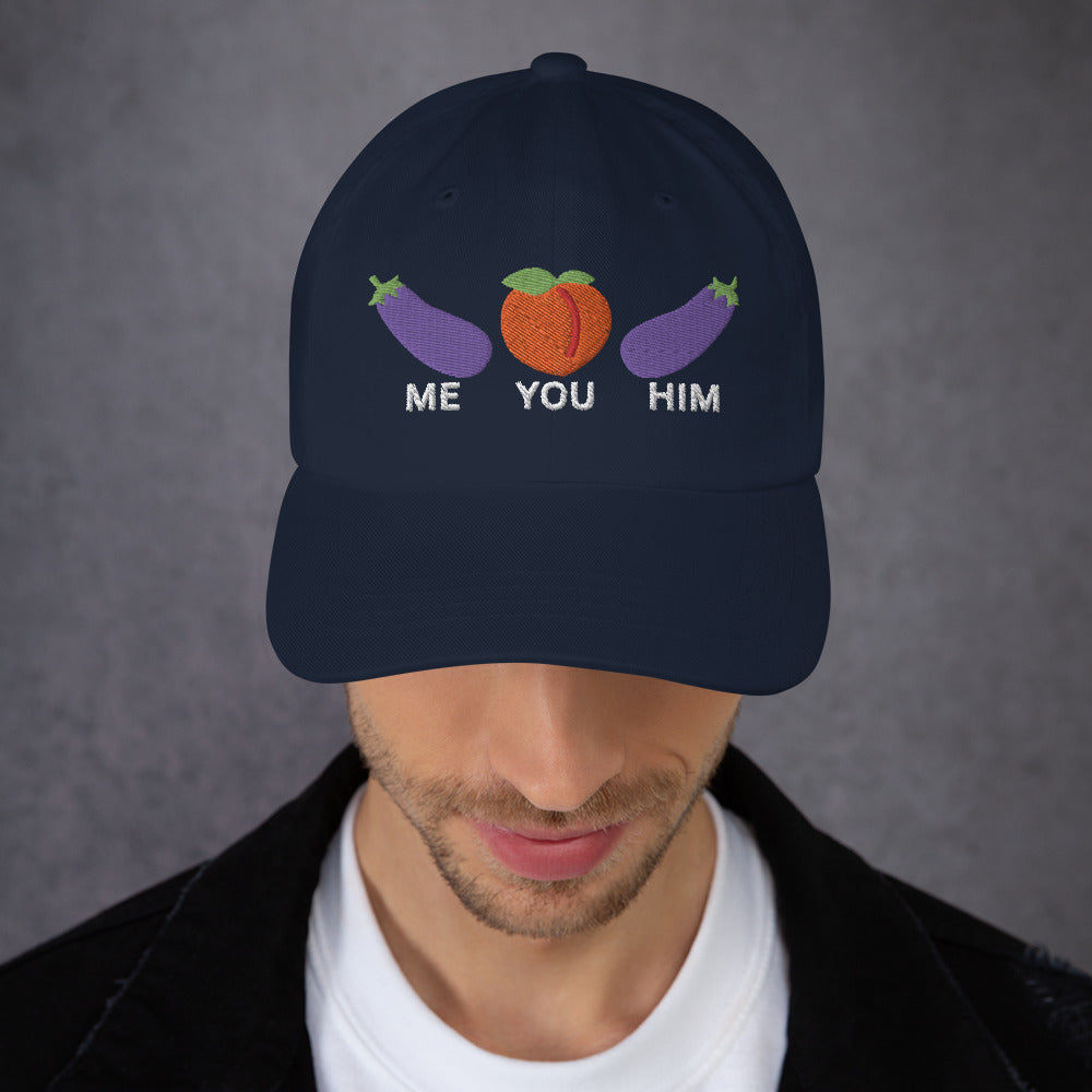 Eggplant Peach Eggplant/ Me You Him -hat