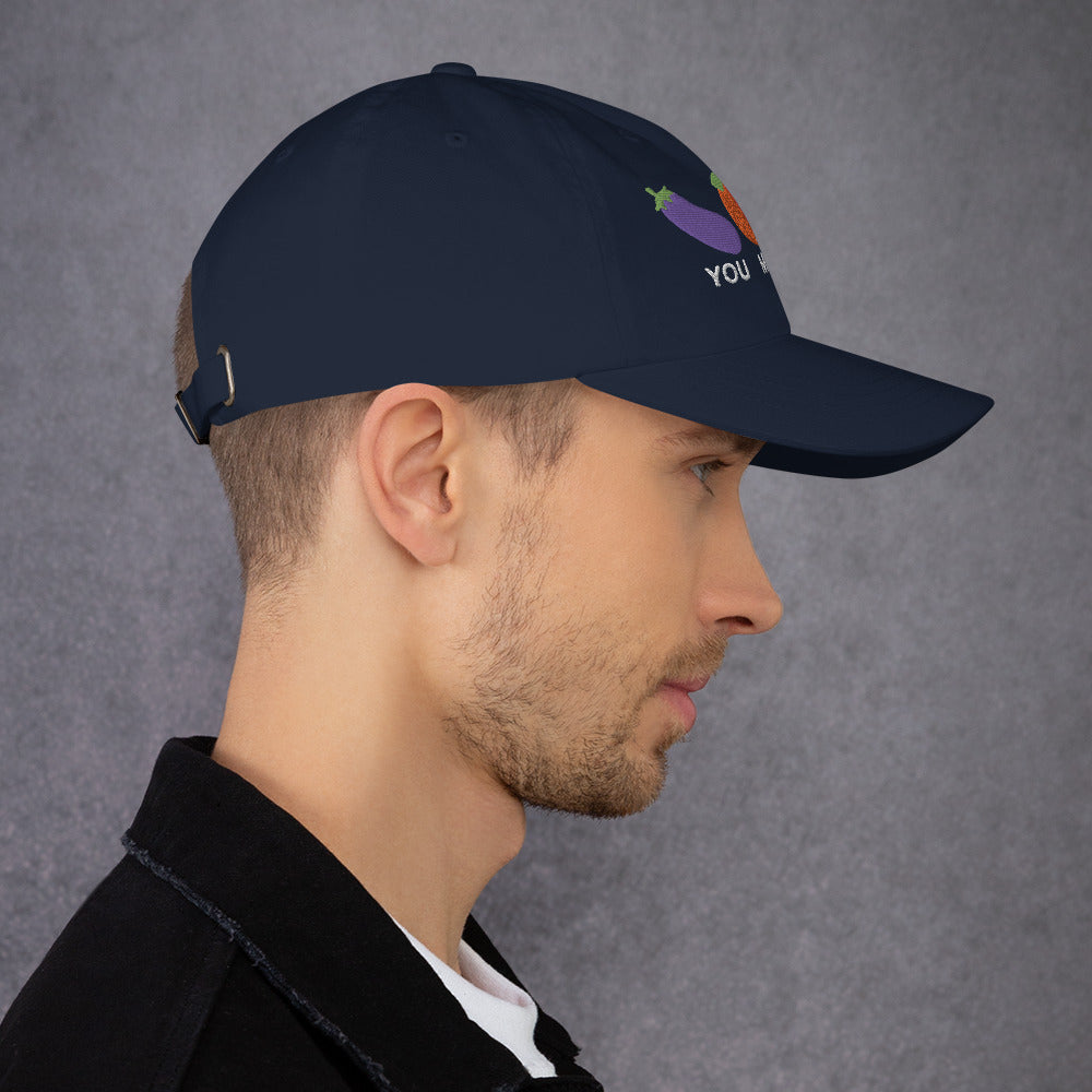 Eggplant Peach Eggplant / You Me Him -hat