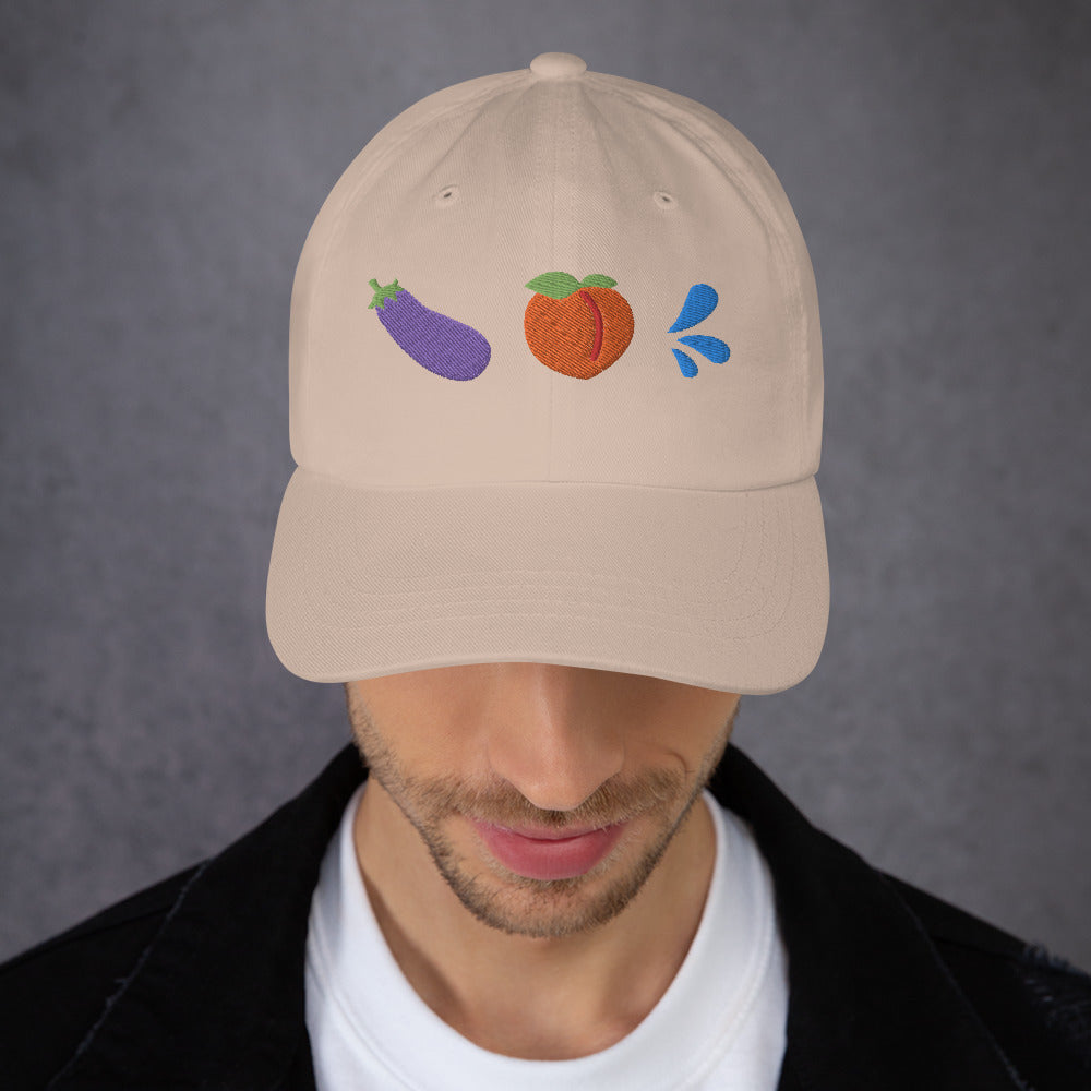 Eggplant Peach Squirt - hat