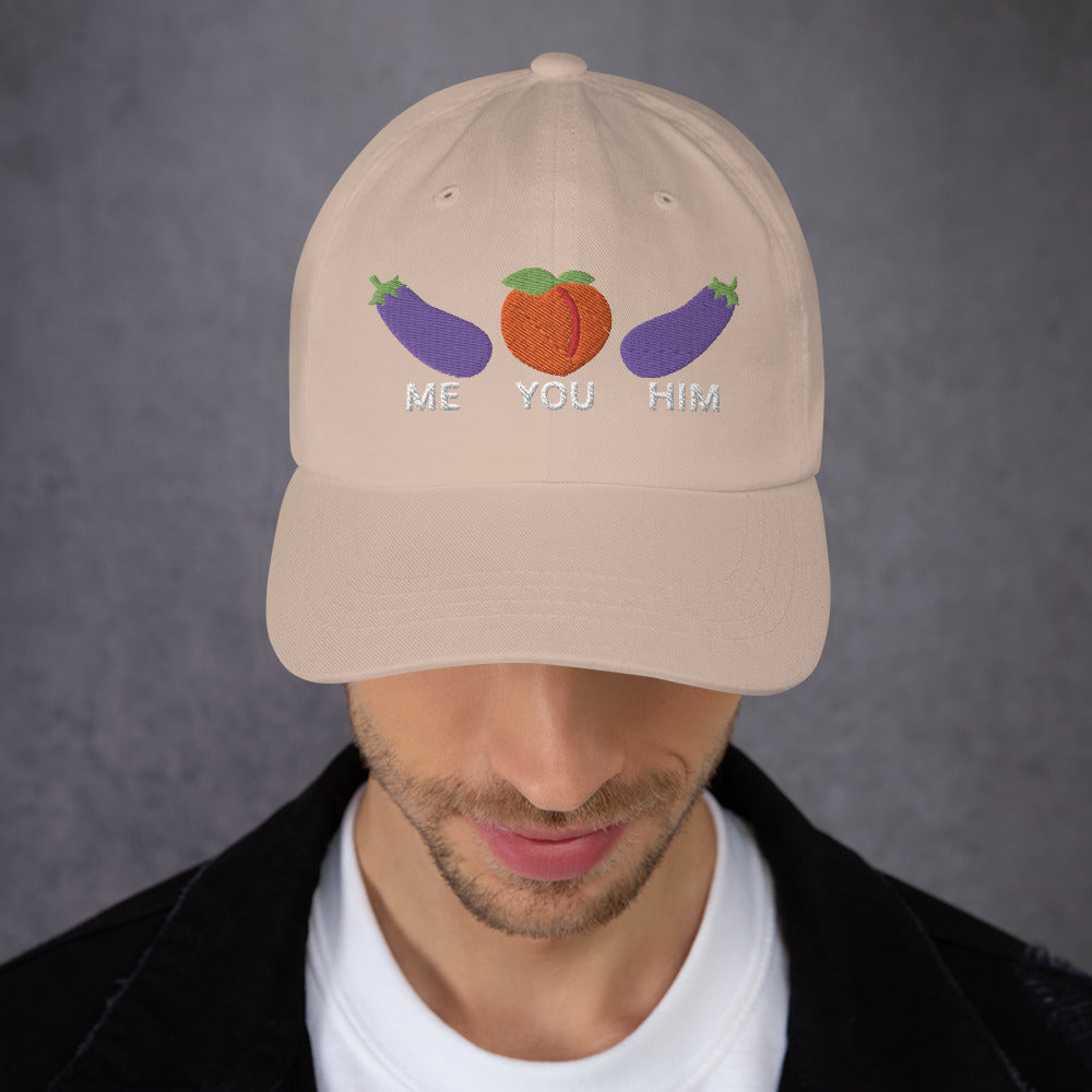 Eggplant Peach Eggplant/ Me You Him -hat