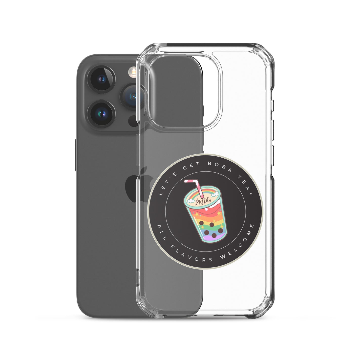 Lets Get Boba Tea+ Clear Case for iPhone®