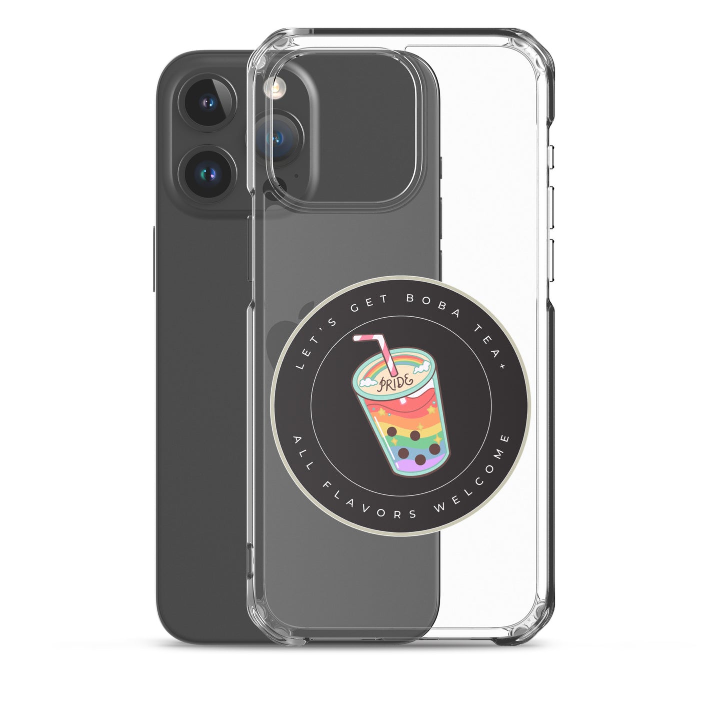 Lets Get Boba Tea+ Clear Case for iPhone®