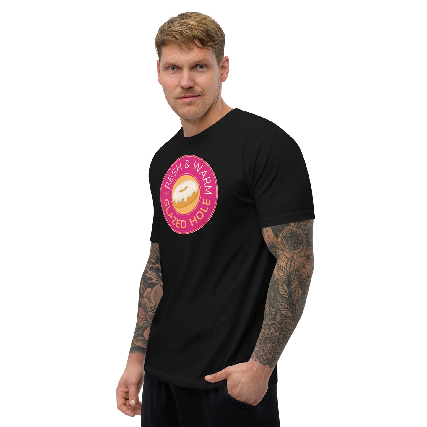 Fresh and Warm Glazed Hole - Short Sleeve T-shirt