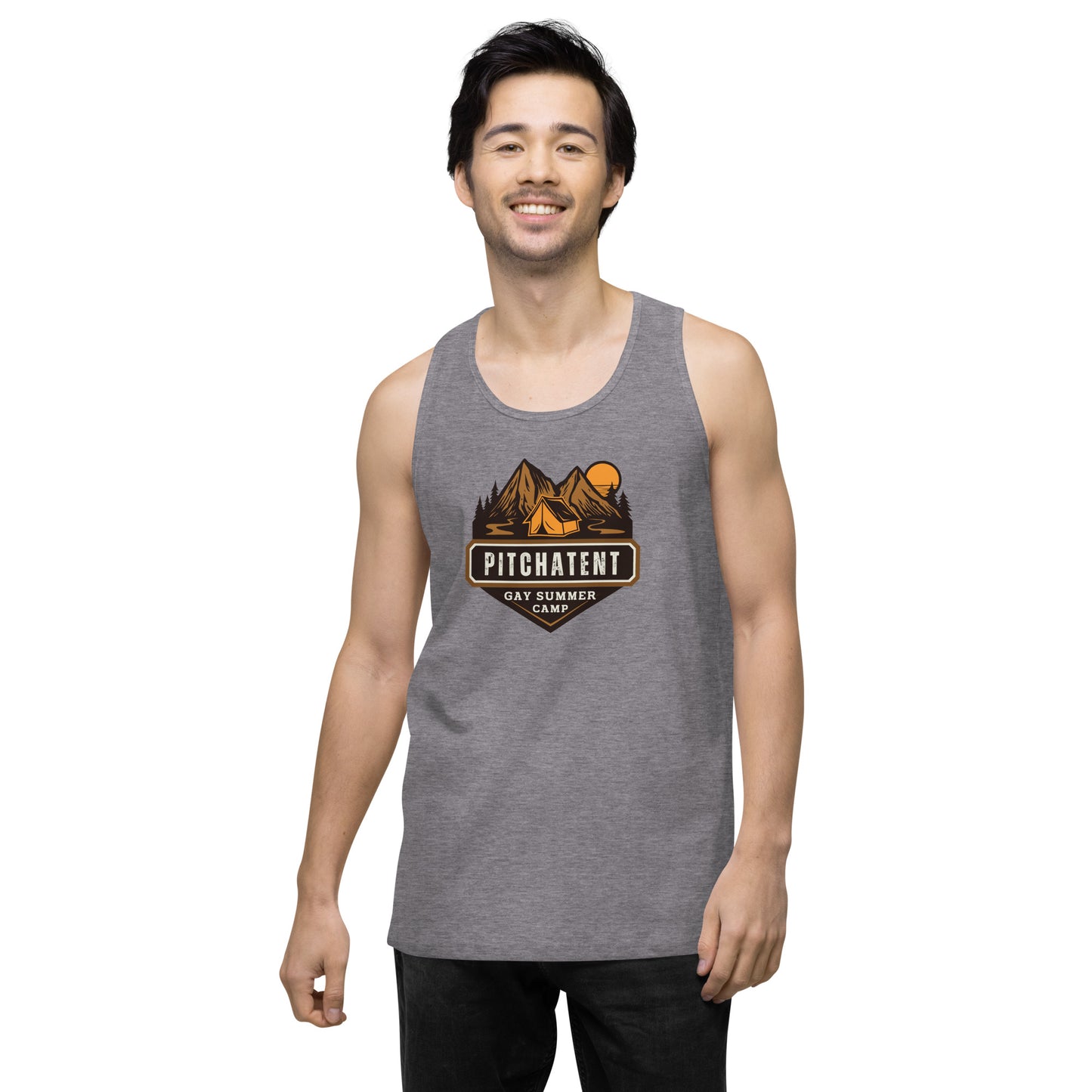 PITCHATENT Gay Summer Camp - Men’s premium tank top