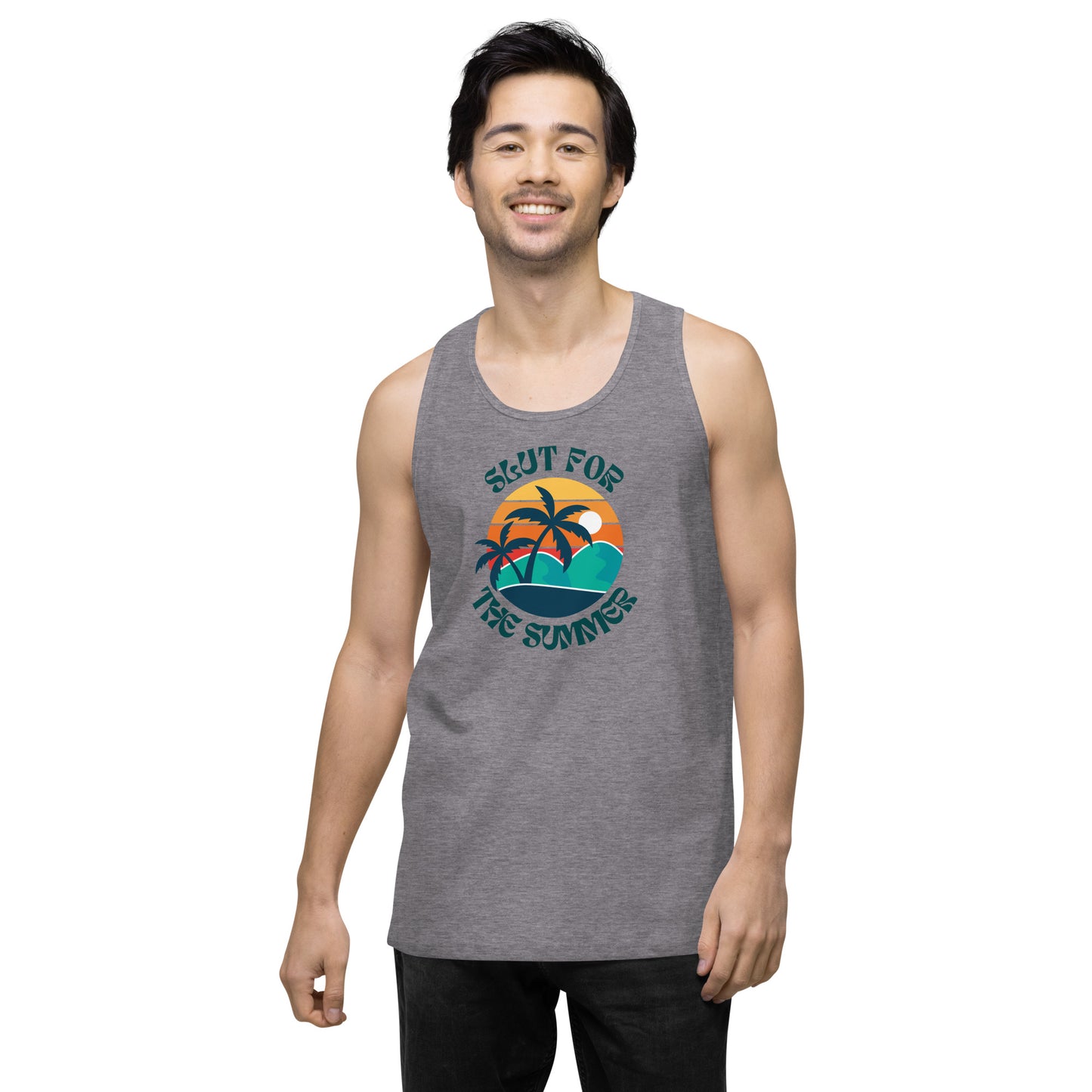 Slut For The Summer - Men’s premium tank top