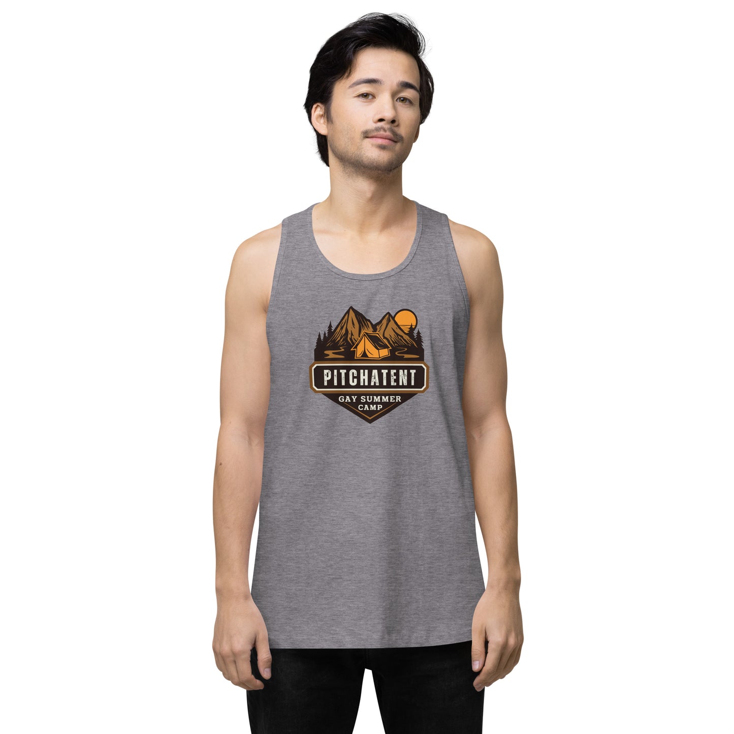 PITCHATENT Gay Summer Camp - Men’s premium tank top