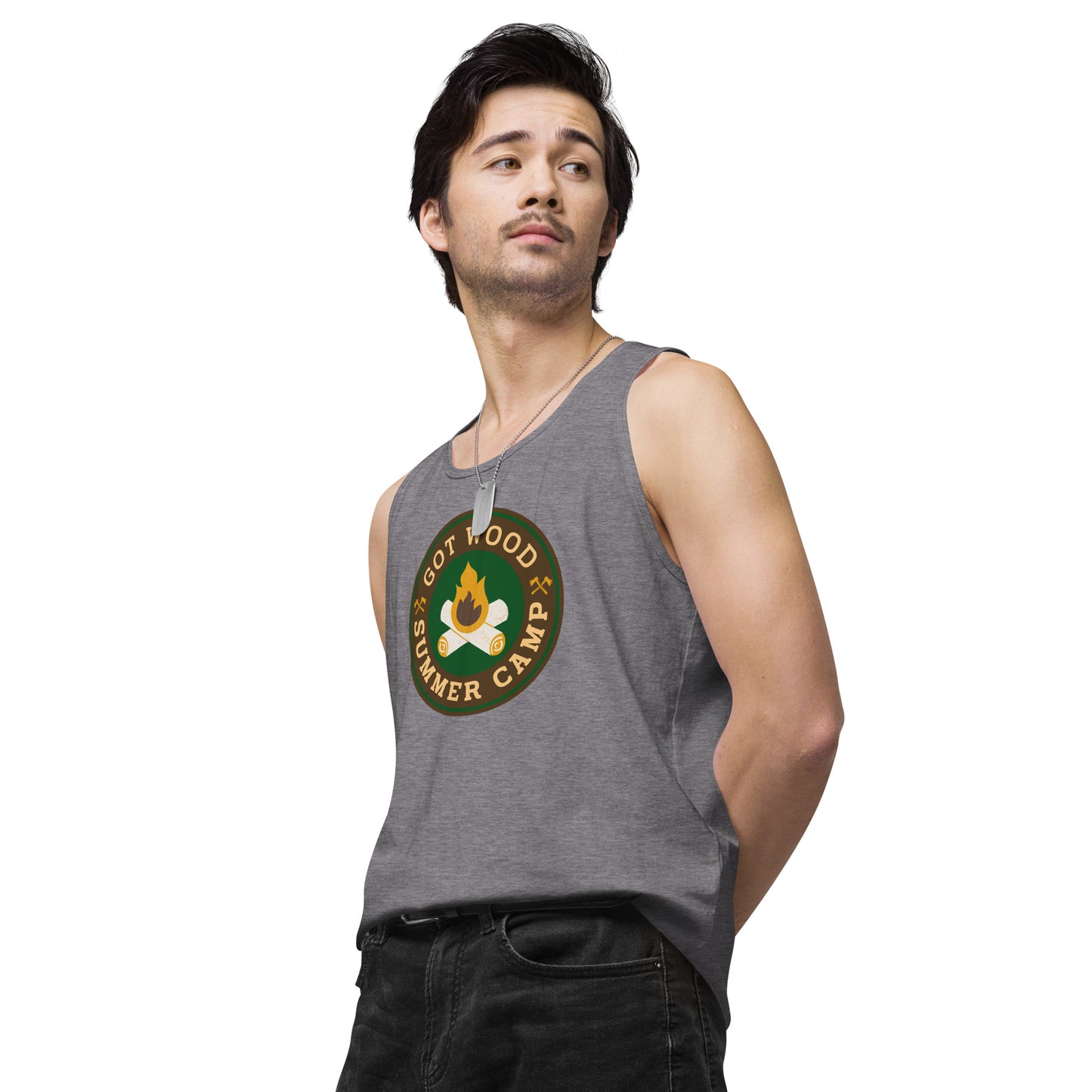 Got Wood Summer Camp - Men’s premium tank top