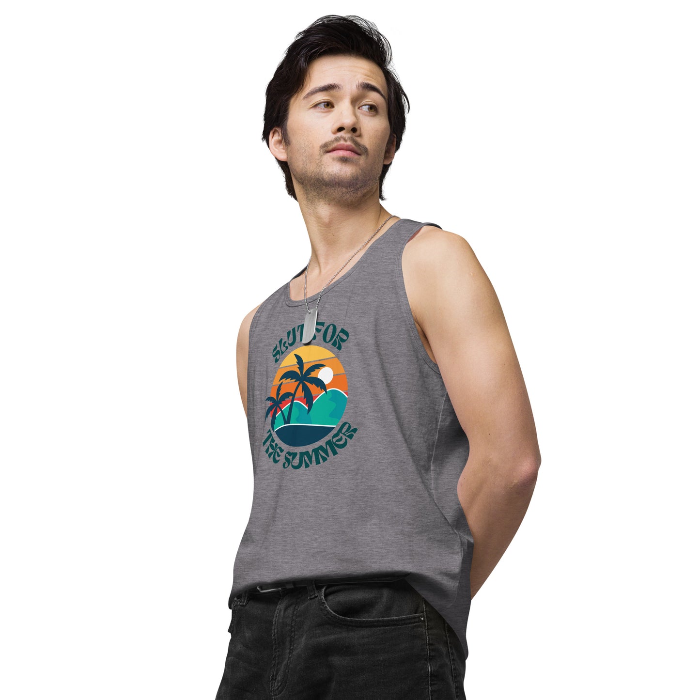 Slut For The Summer - Men’s premium tank top