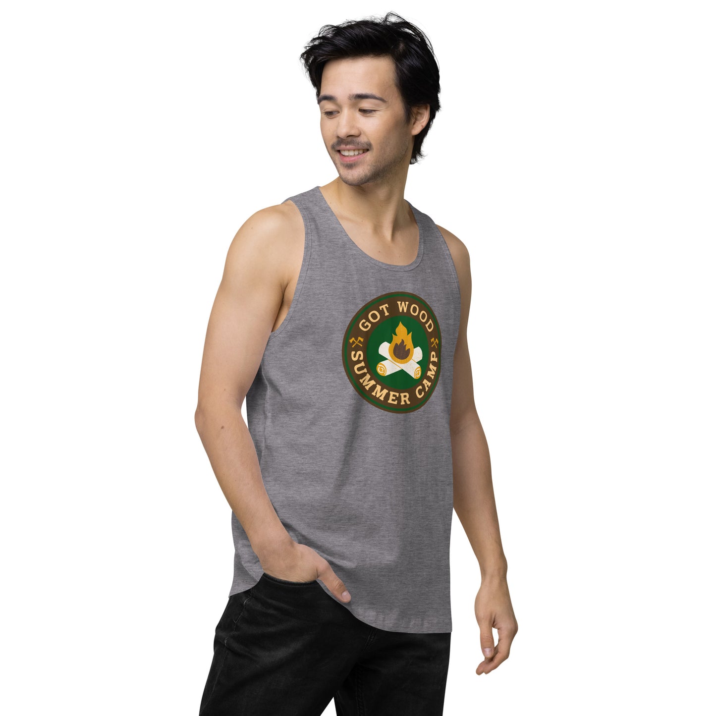 Got Wood Summer Camp - Men’s premium tank top