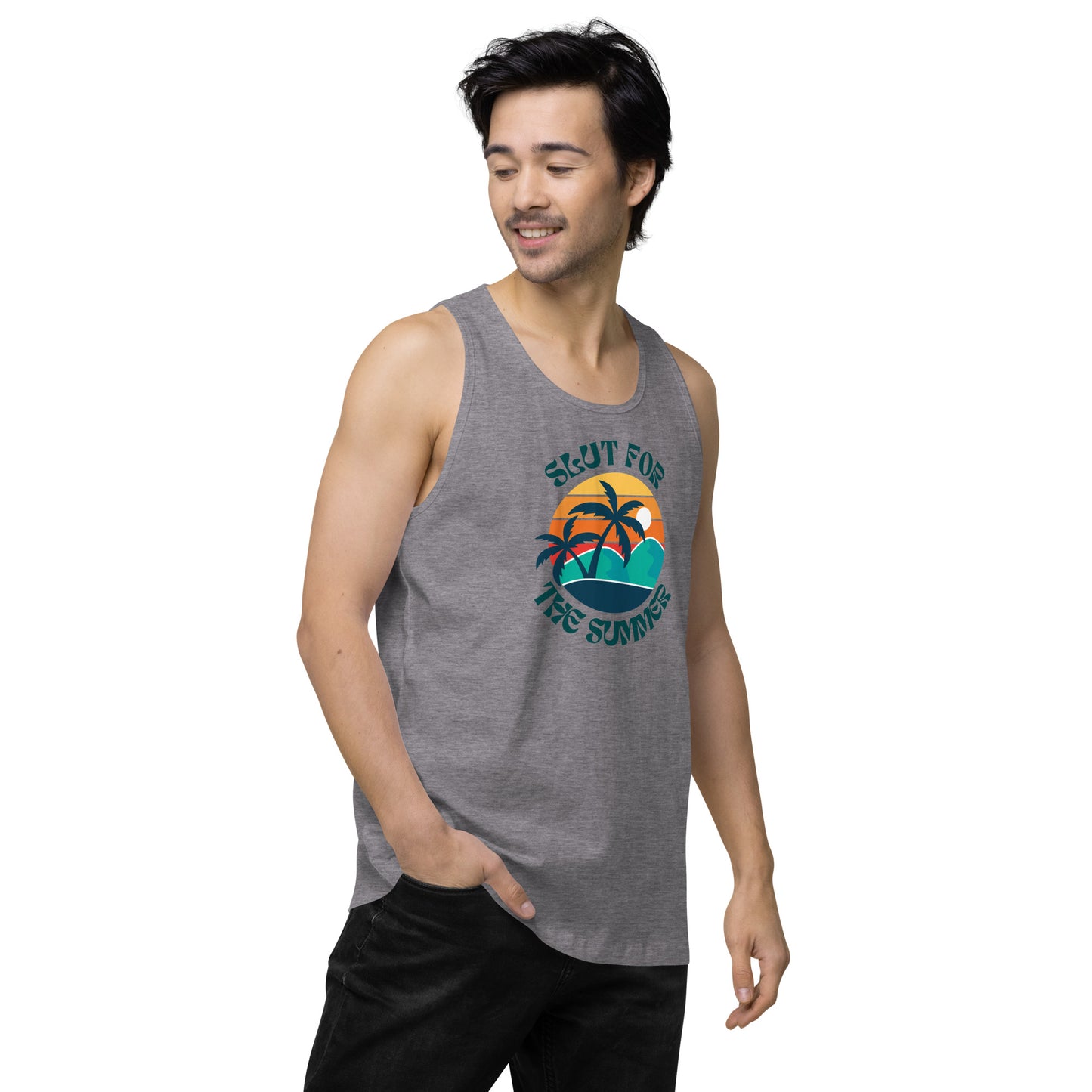 Slut For The Summer - Men’s premium tank top