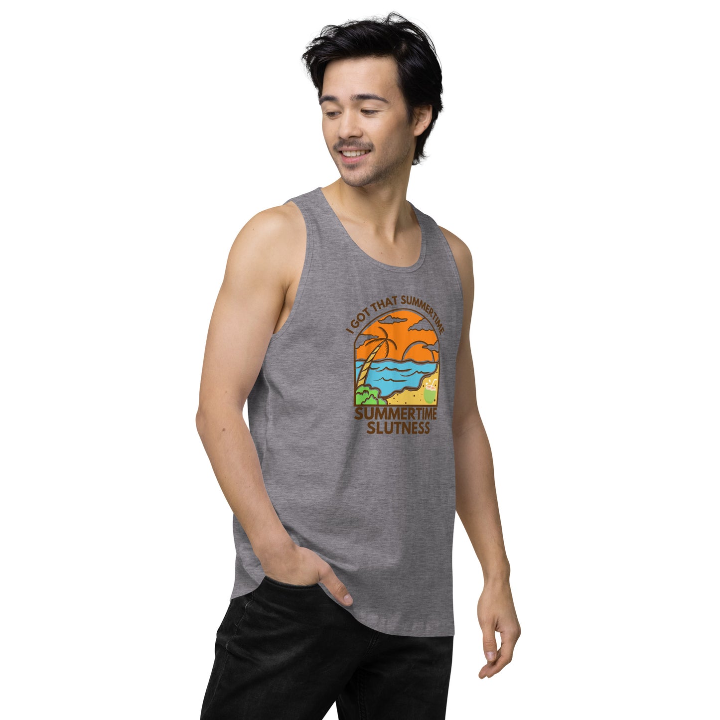 Got That Summertime, Summertime Slutness - Men’s premium tank top