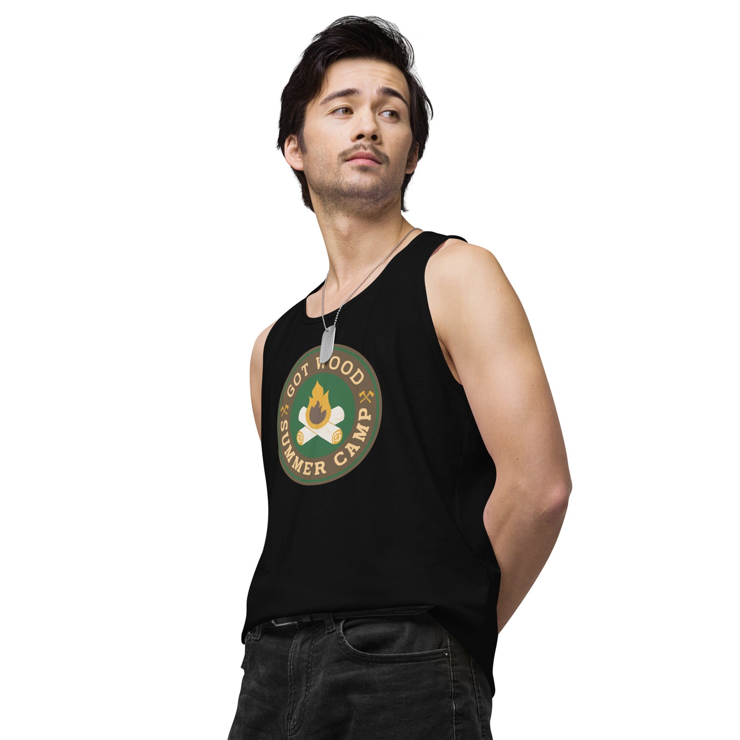 Got Wood Summer Camp - Men’s premium tank top