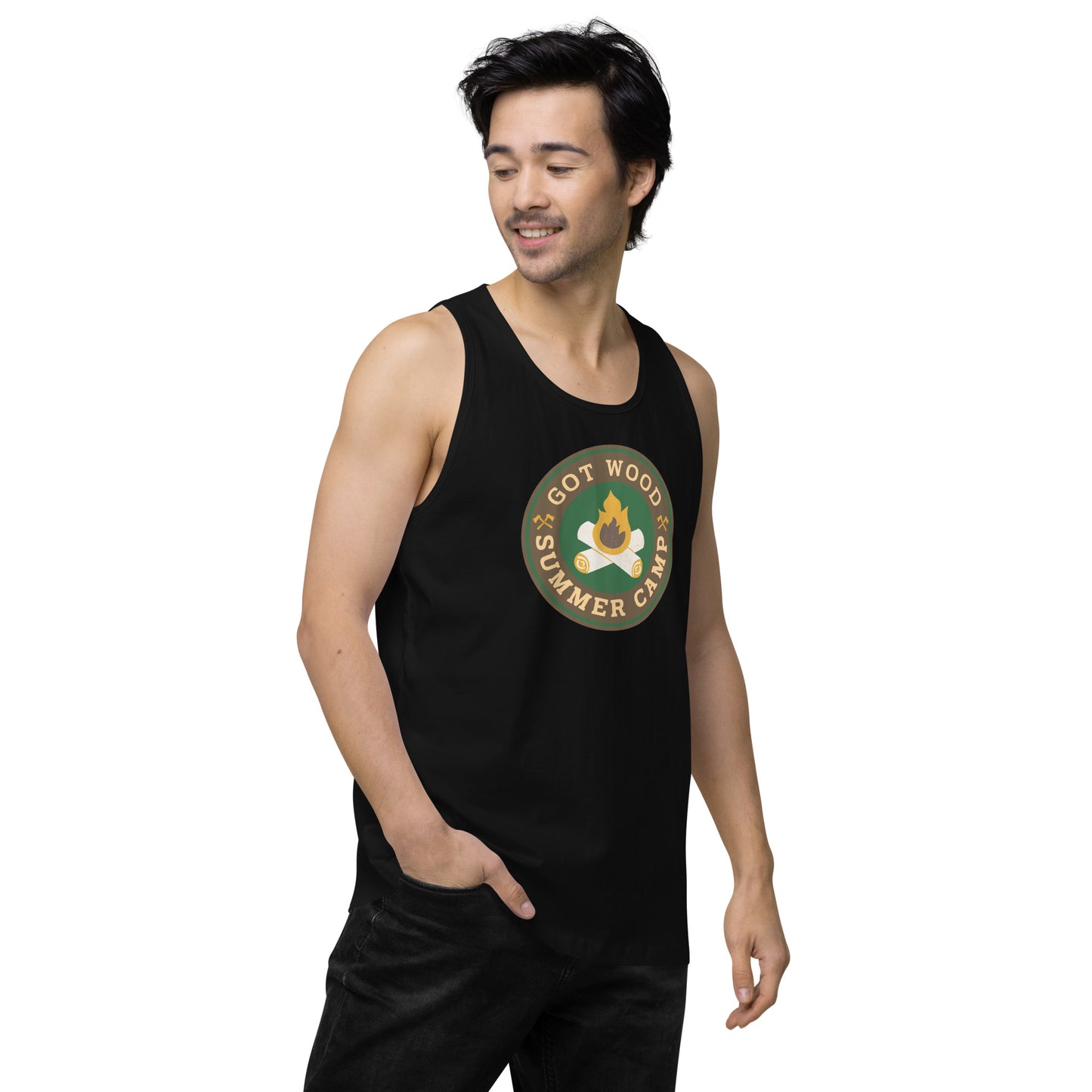 Got Wood Summer Camp - Men’s premium tank top