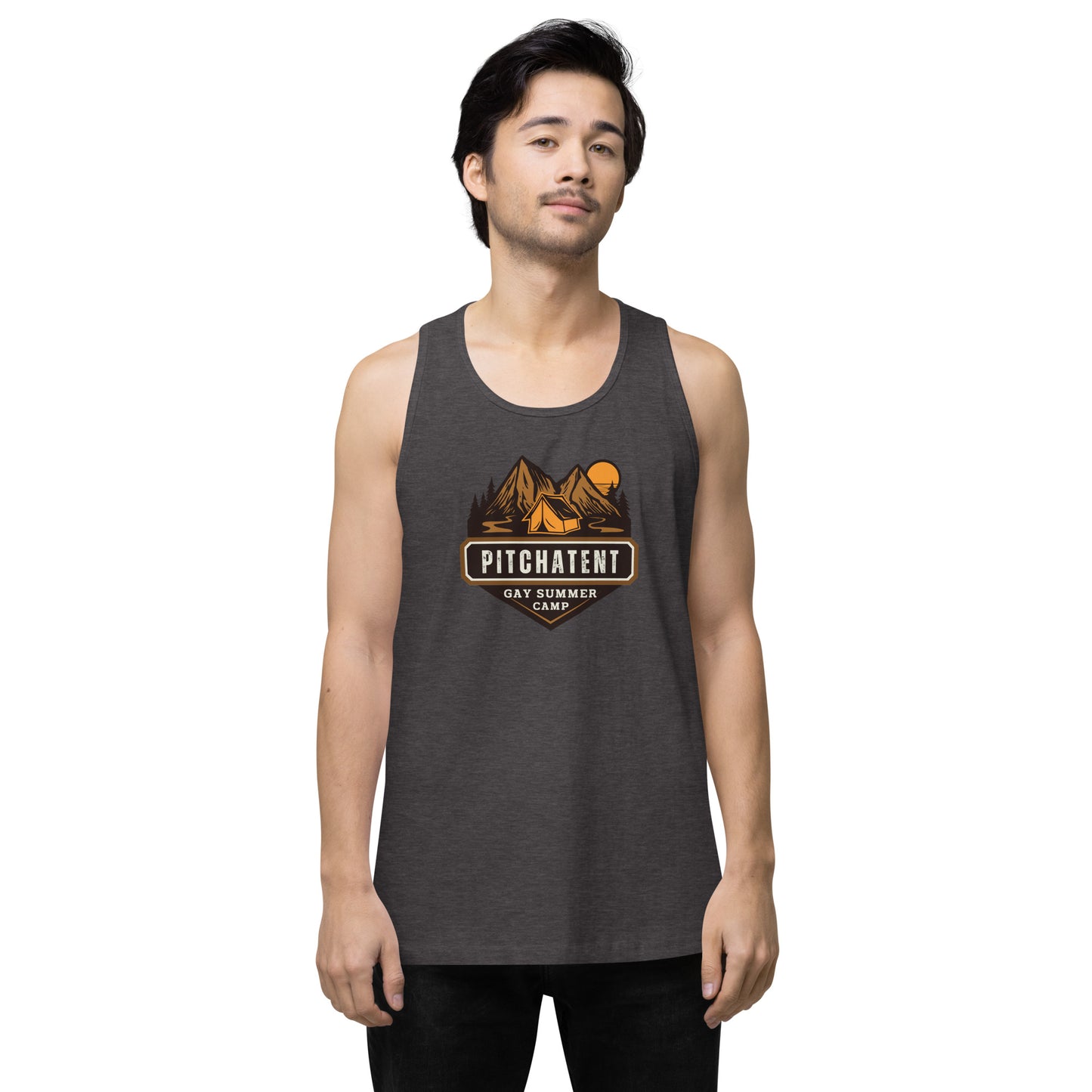 PITCHATENT Gay Summer Camp - Men’s premium tank top