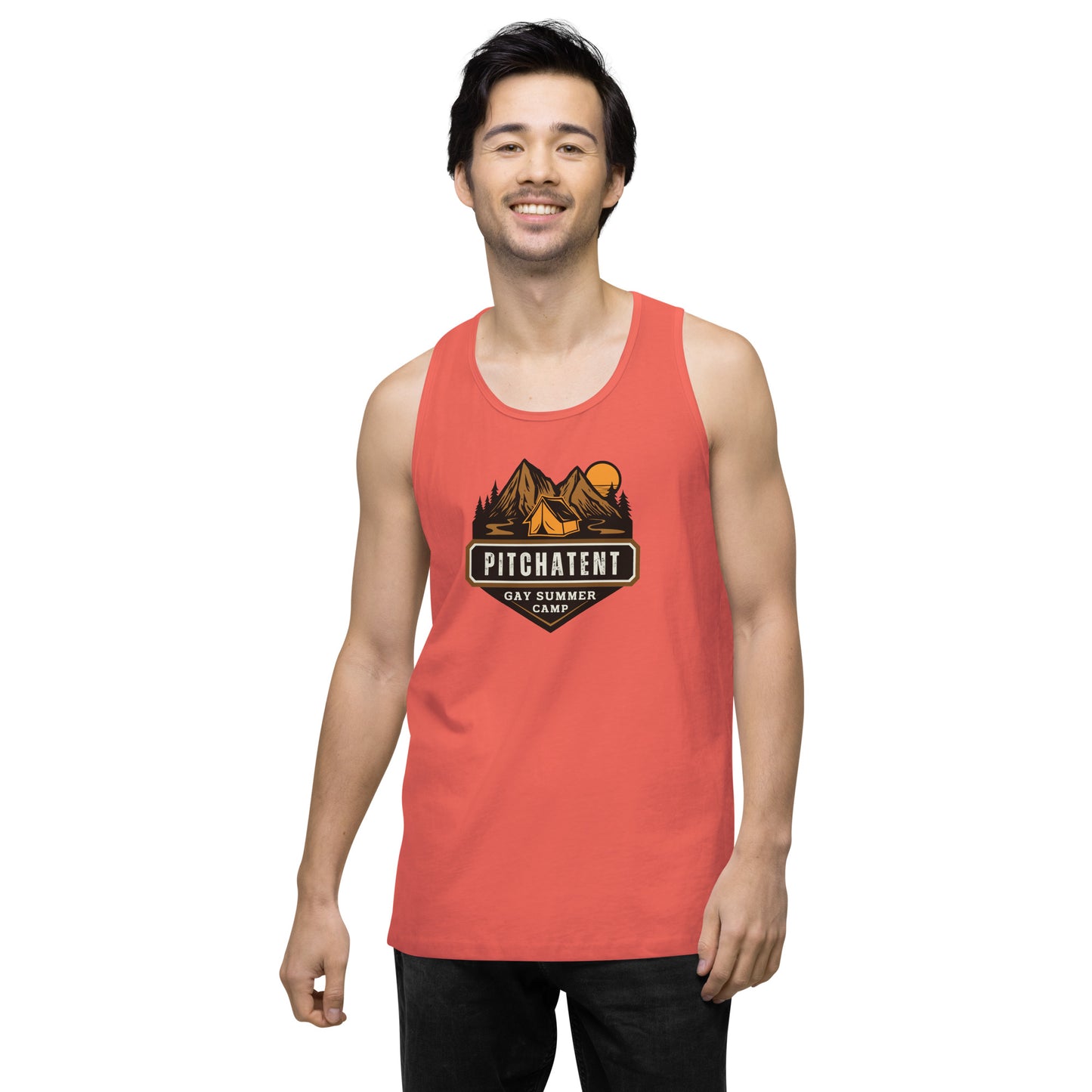 PITCHATENT Gay Summer Camp - Men’s premium tank top