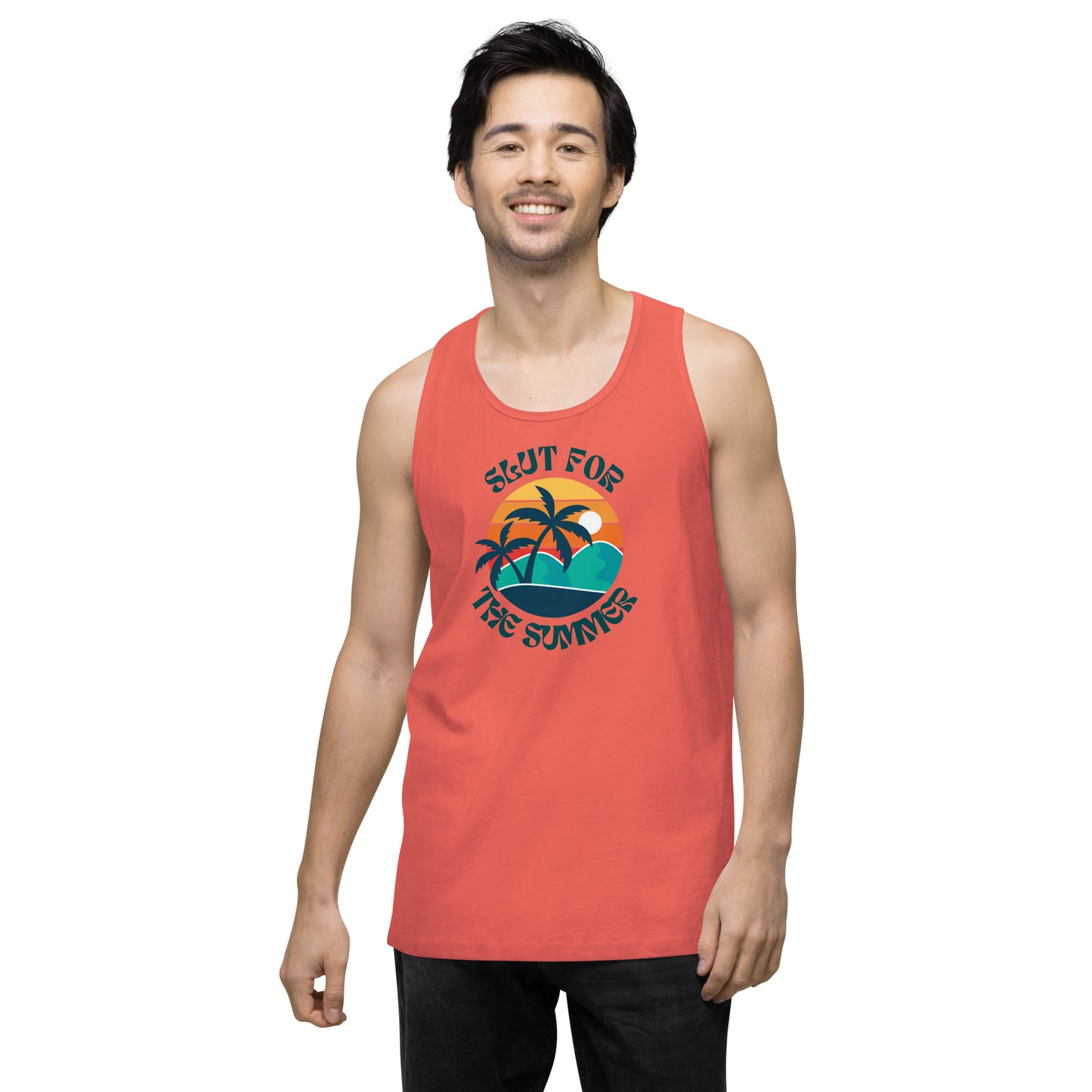 Slut For The Summer - Men’s premium tank top