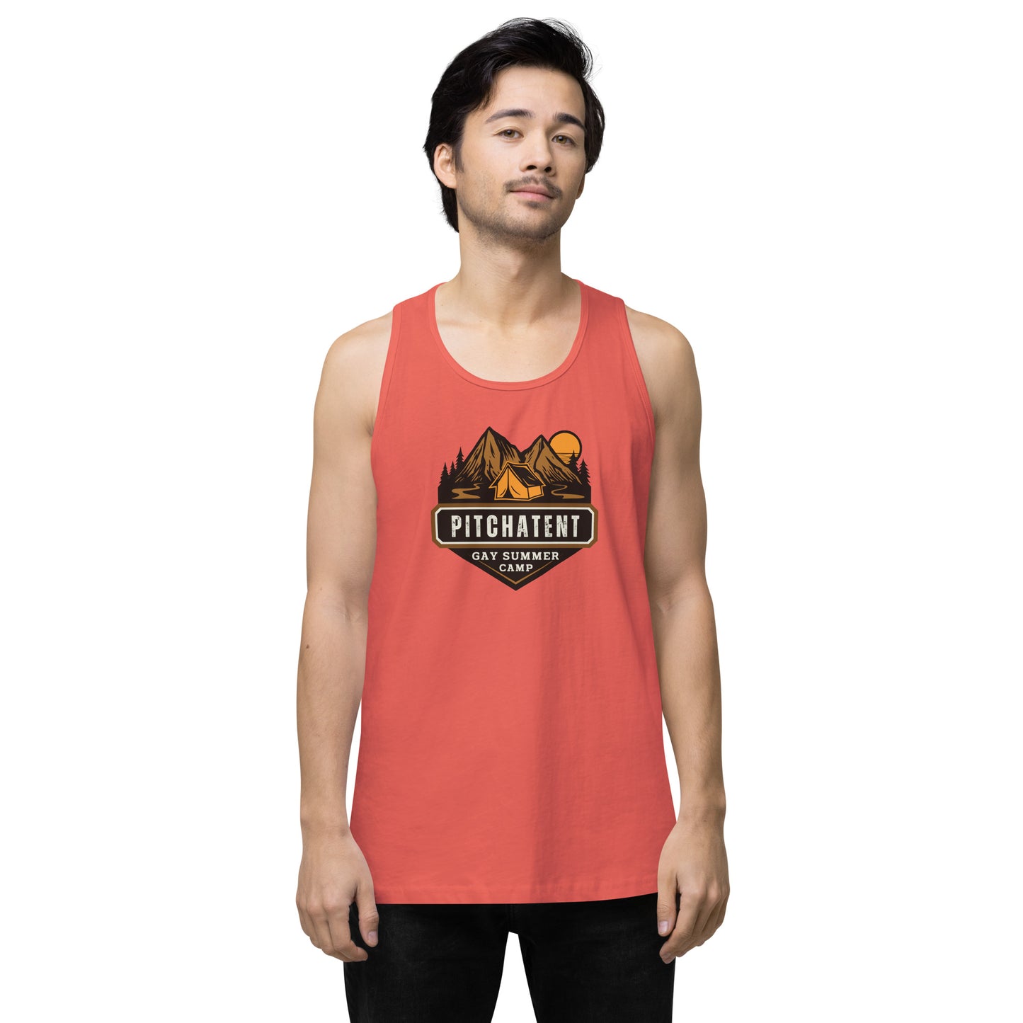 PITCHATENT Gay Summer Camp - Men’s premium tank top