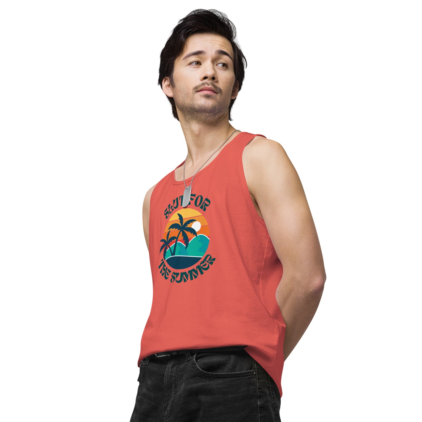 Slut For The Summer - Men’s premium tank top