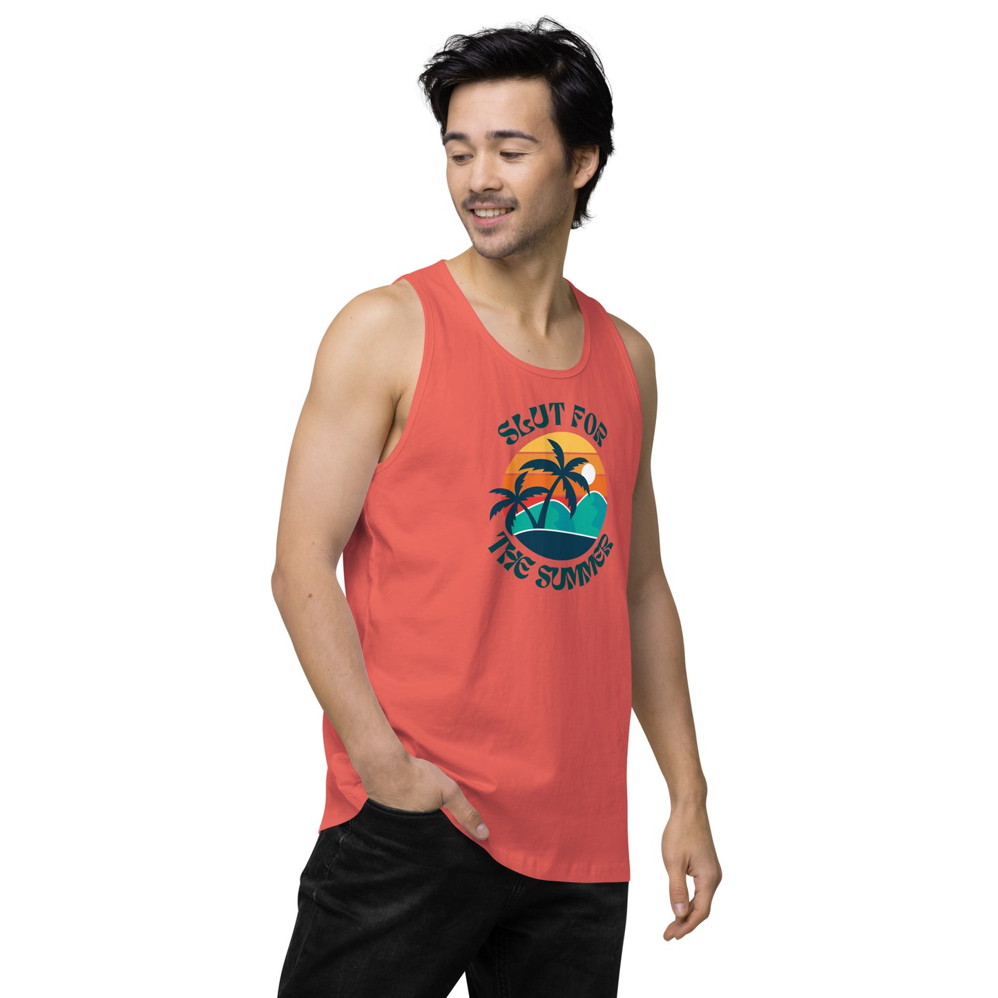 Slut For The Summer - Men’s premium tank top