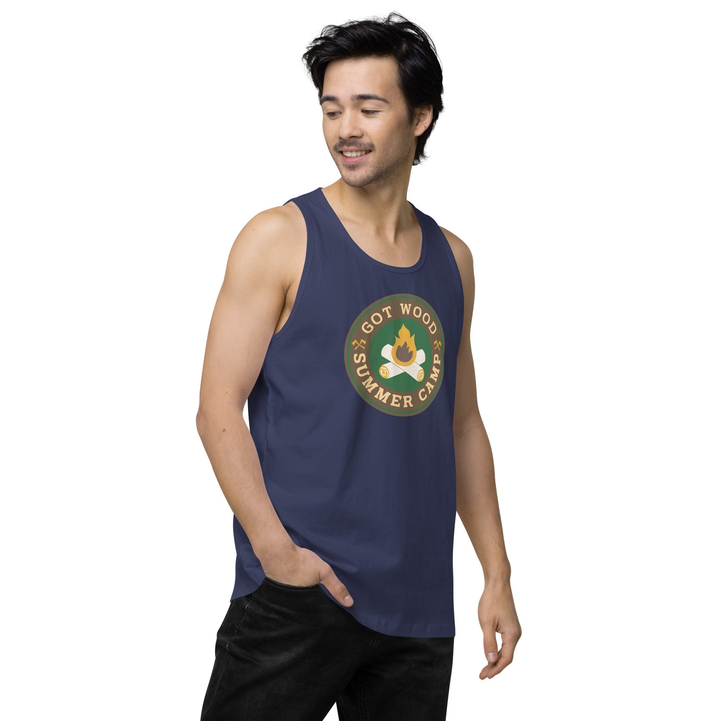 Got Wood Summer Camp - Men’s premium tank top