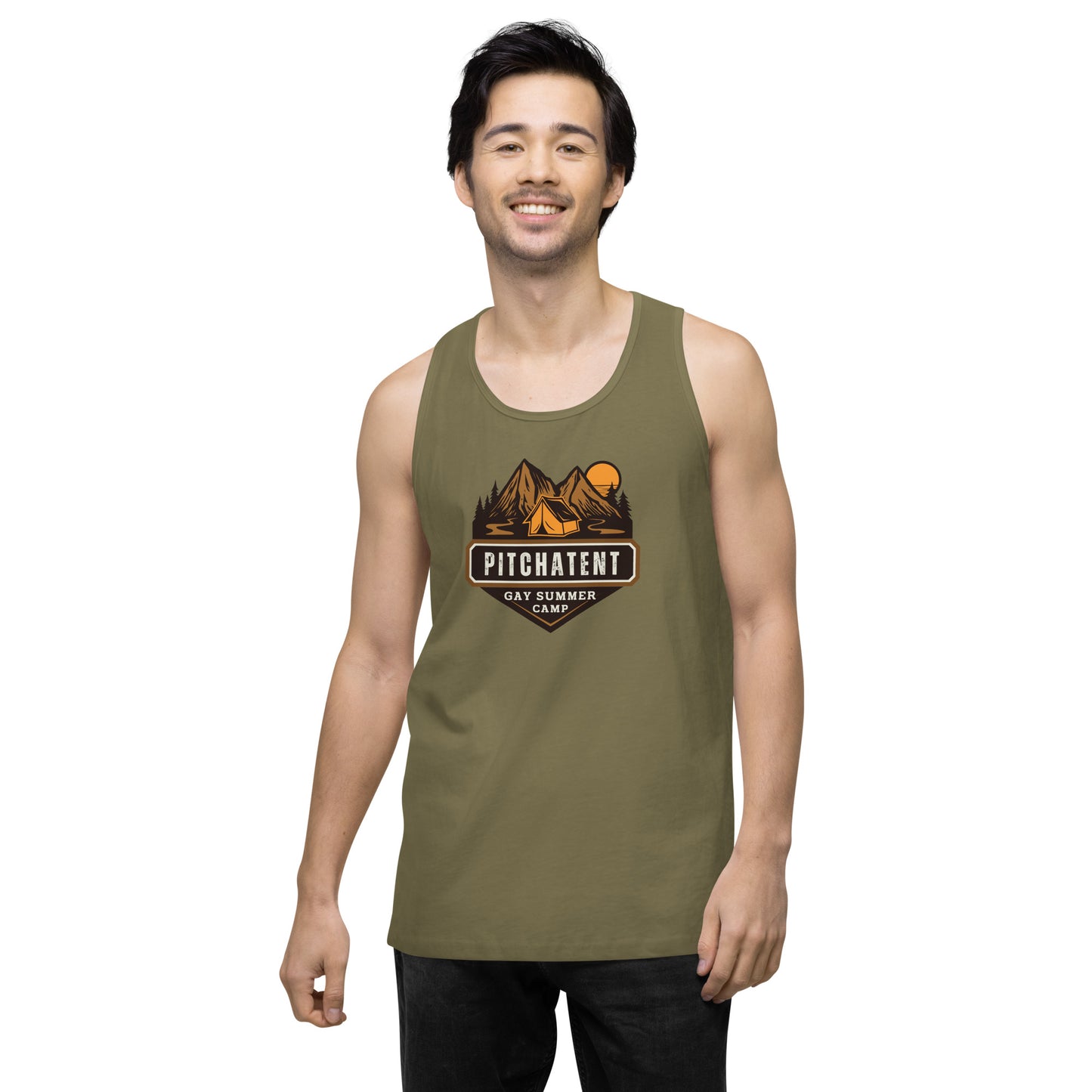 PITCHATENT Gay Summer Camp - Men’s premium tank top