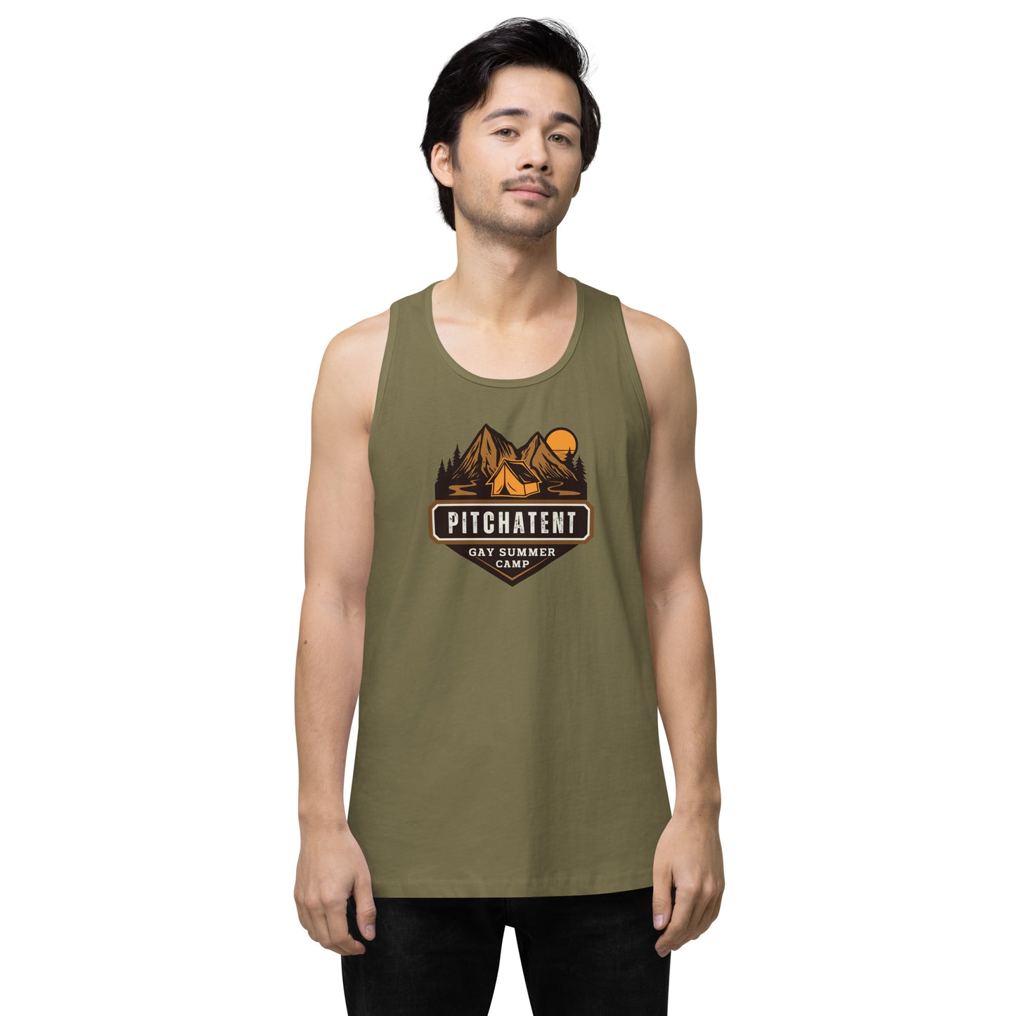 PITCHATENT Gay Summer Camp - Men’s premium tank top