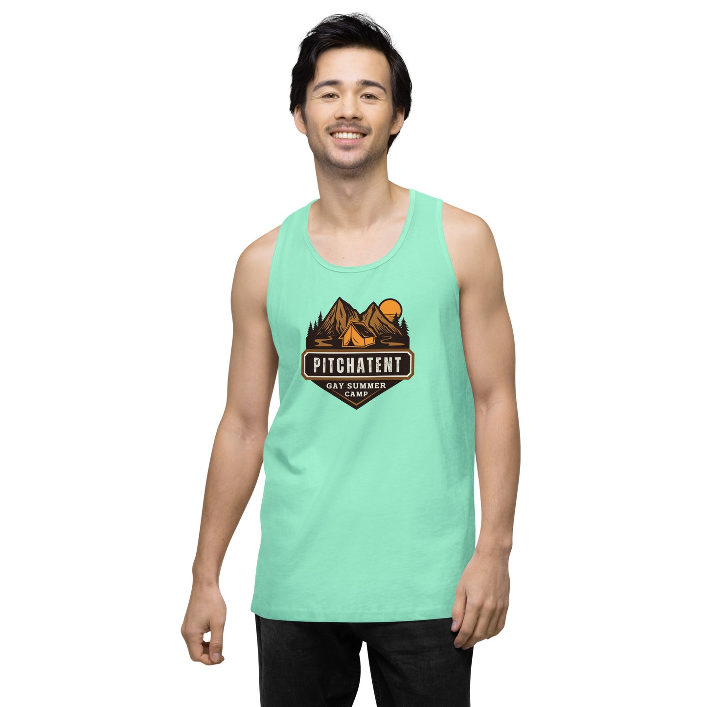 PITCHATENT Gay Summer Camp - Men’s premium tank top