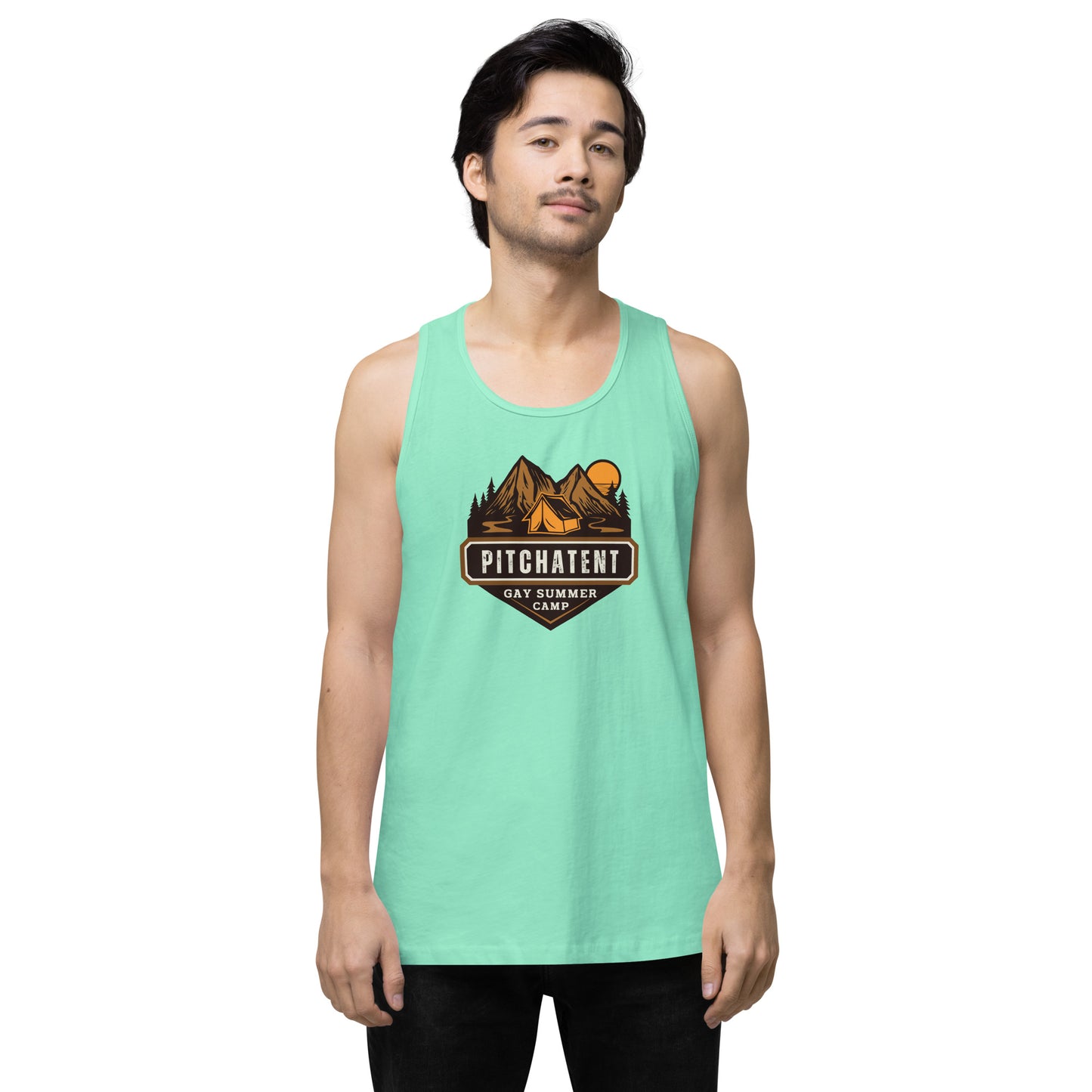 PITCHATENT Gay Summer Camp - Men’s premium tank top