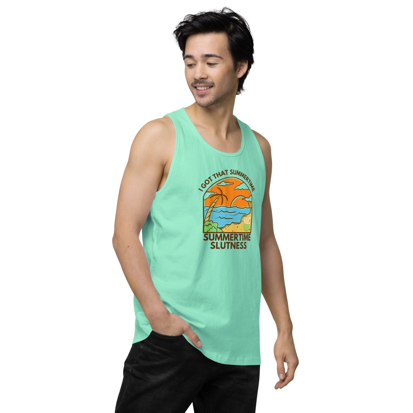 Got That Summertime, Summertime Slutness - Men’s premium tank top