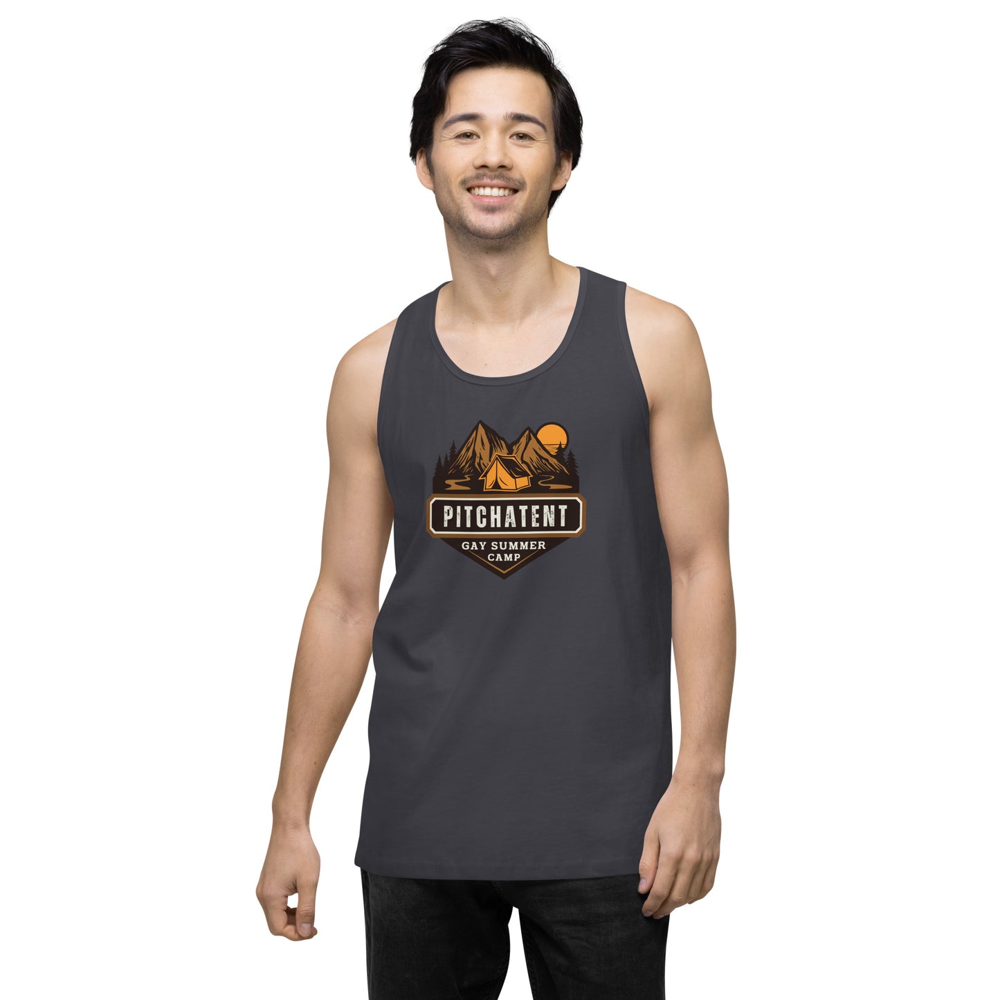 PITCHATENT Gay Summer Camp - Men’s premium tank top