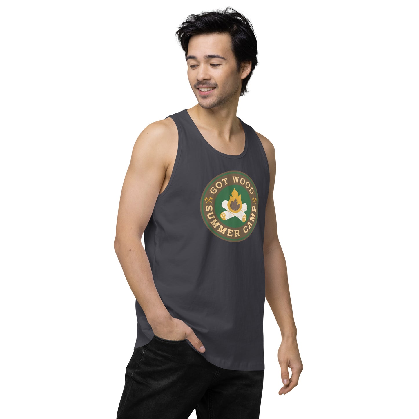 Got Wood Summer Camp - Men’s premium tank top