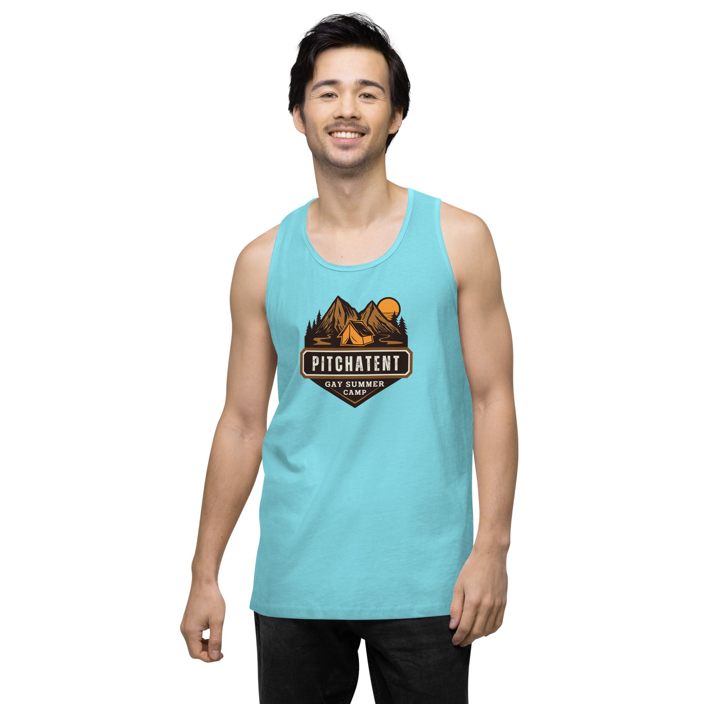 PITCHATENT Gay Summer Camp - Men’s premium tank top