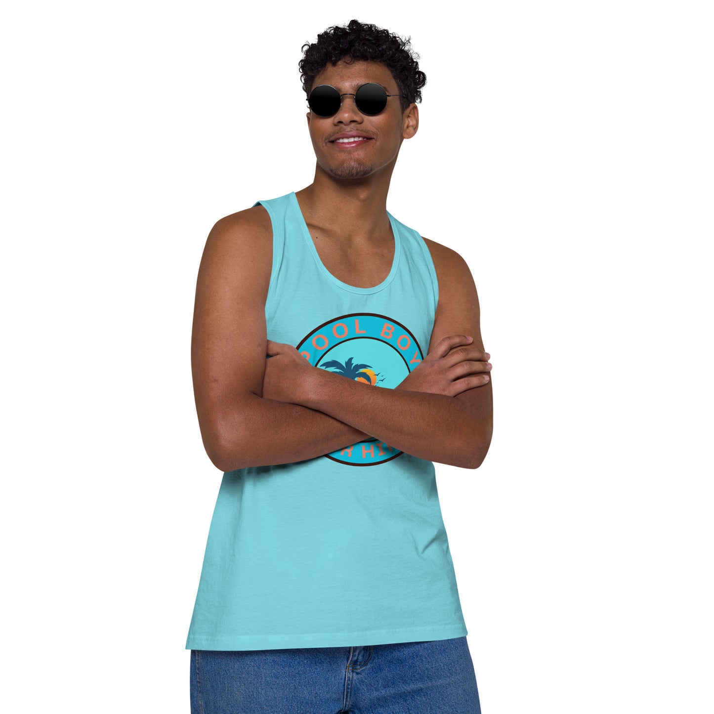 Pool Boy For Hire - Men’s premium tank top