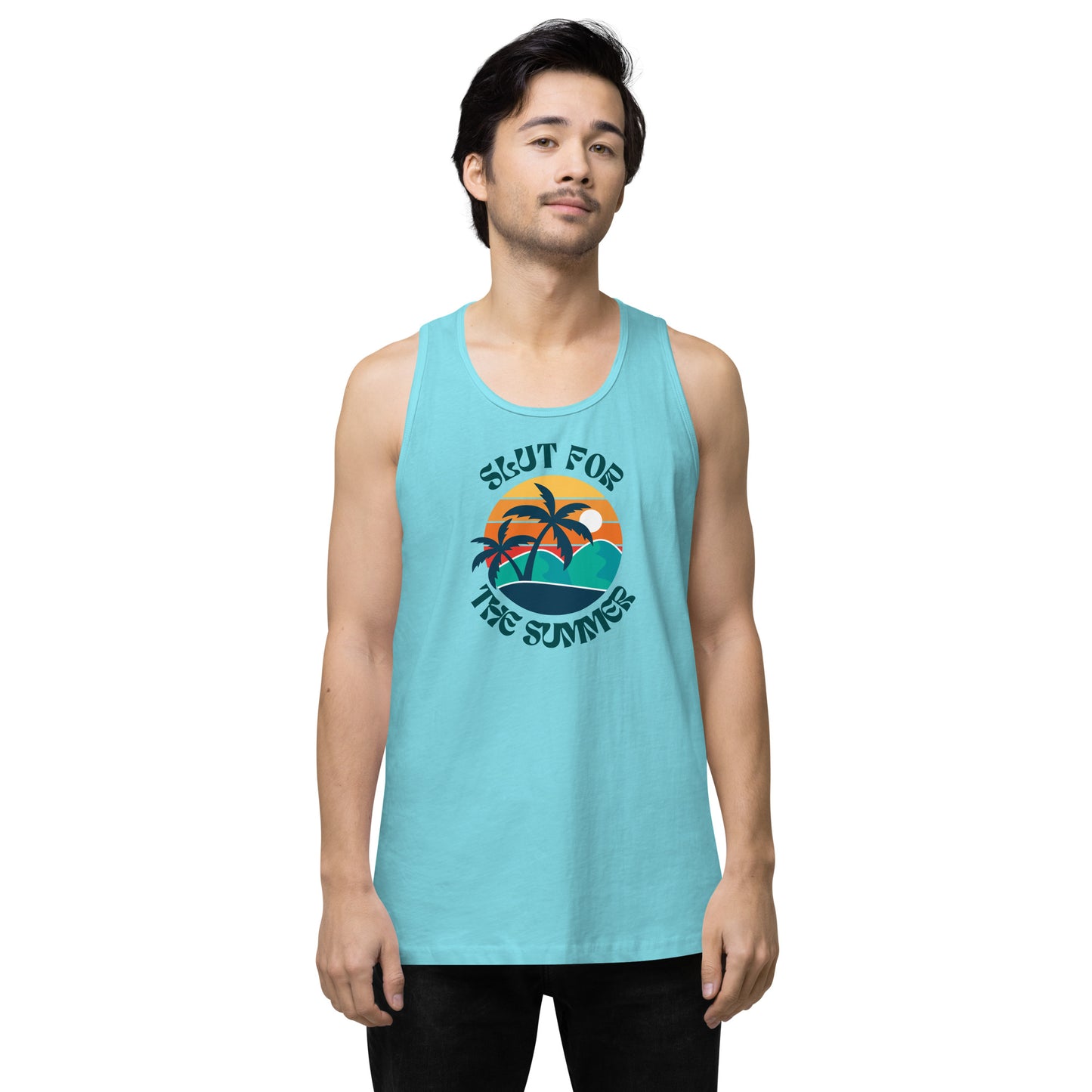 Slut For The Summer - Men’s premium tank top