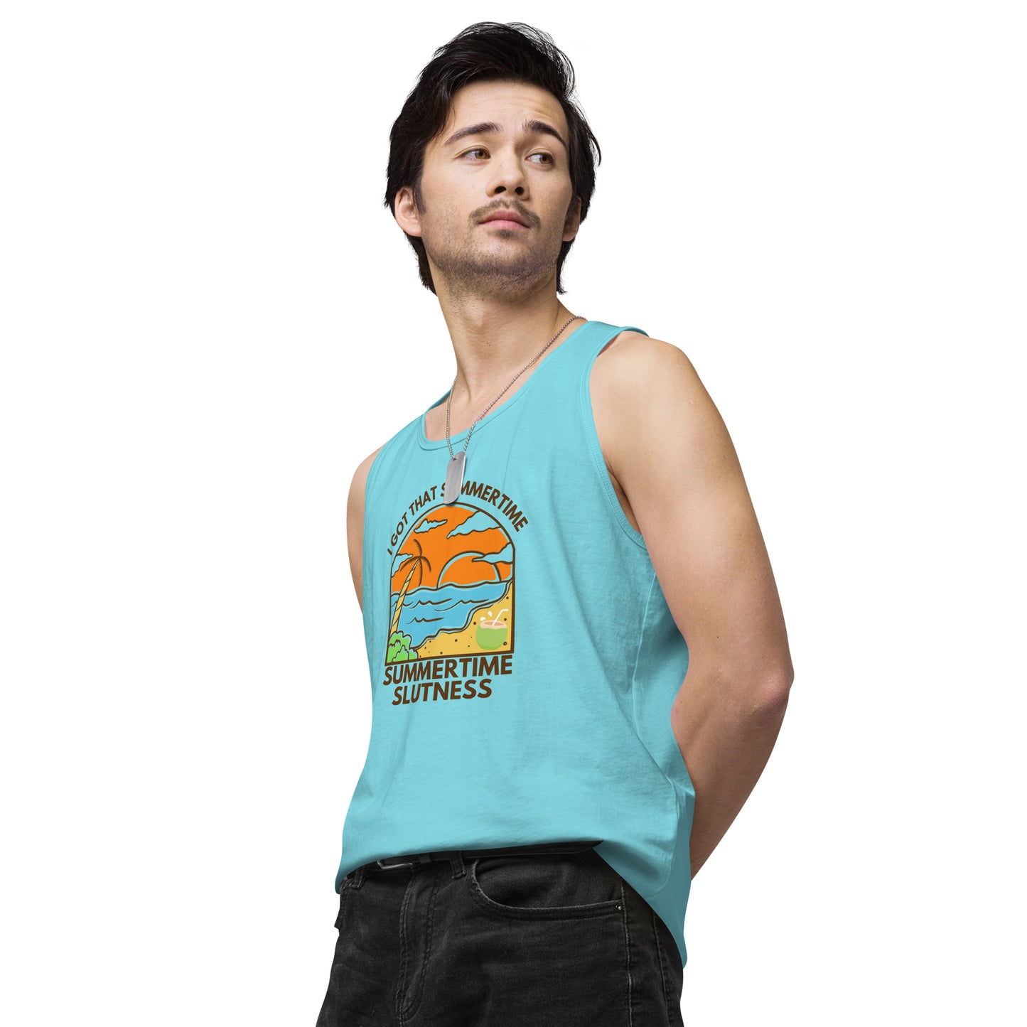 Got That Summertime, Summertime Slutness - Men’s premium tank top