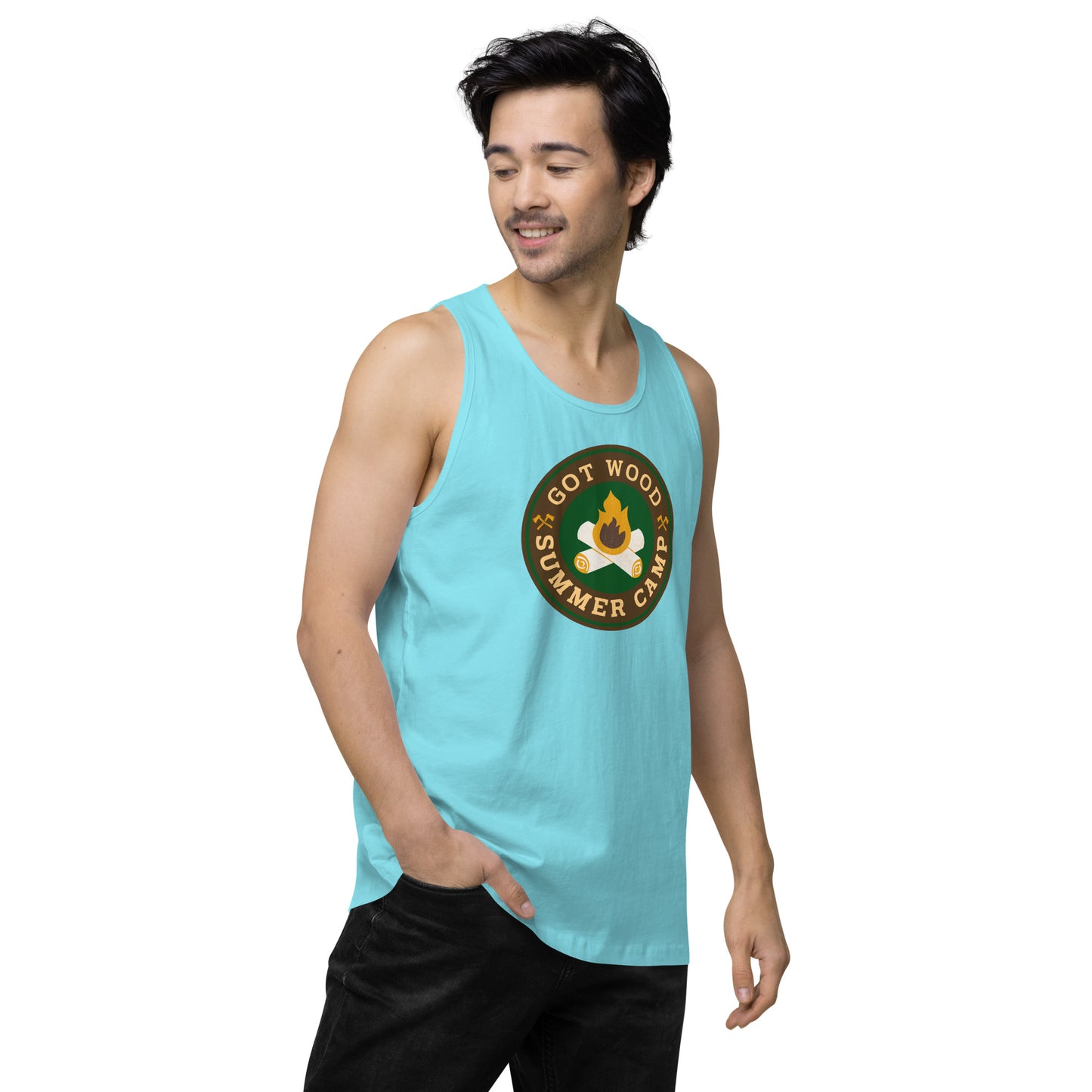 Got Wood Summer Camp - Men’s premium tank top