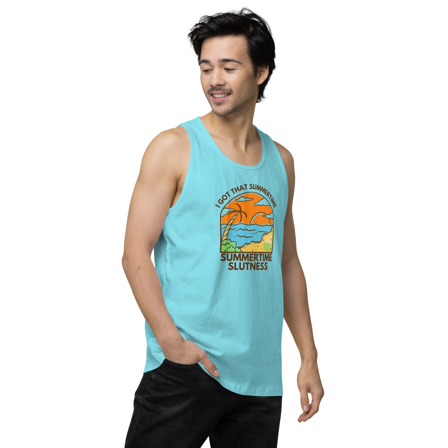 Got That Summertime, Summertime Slutness - Men’s premium tank top