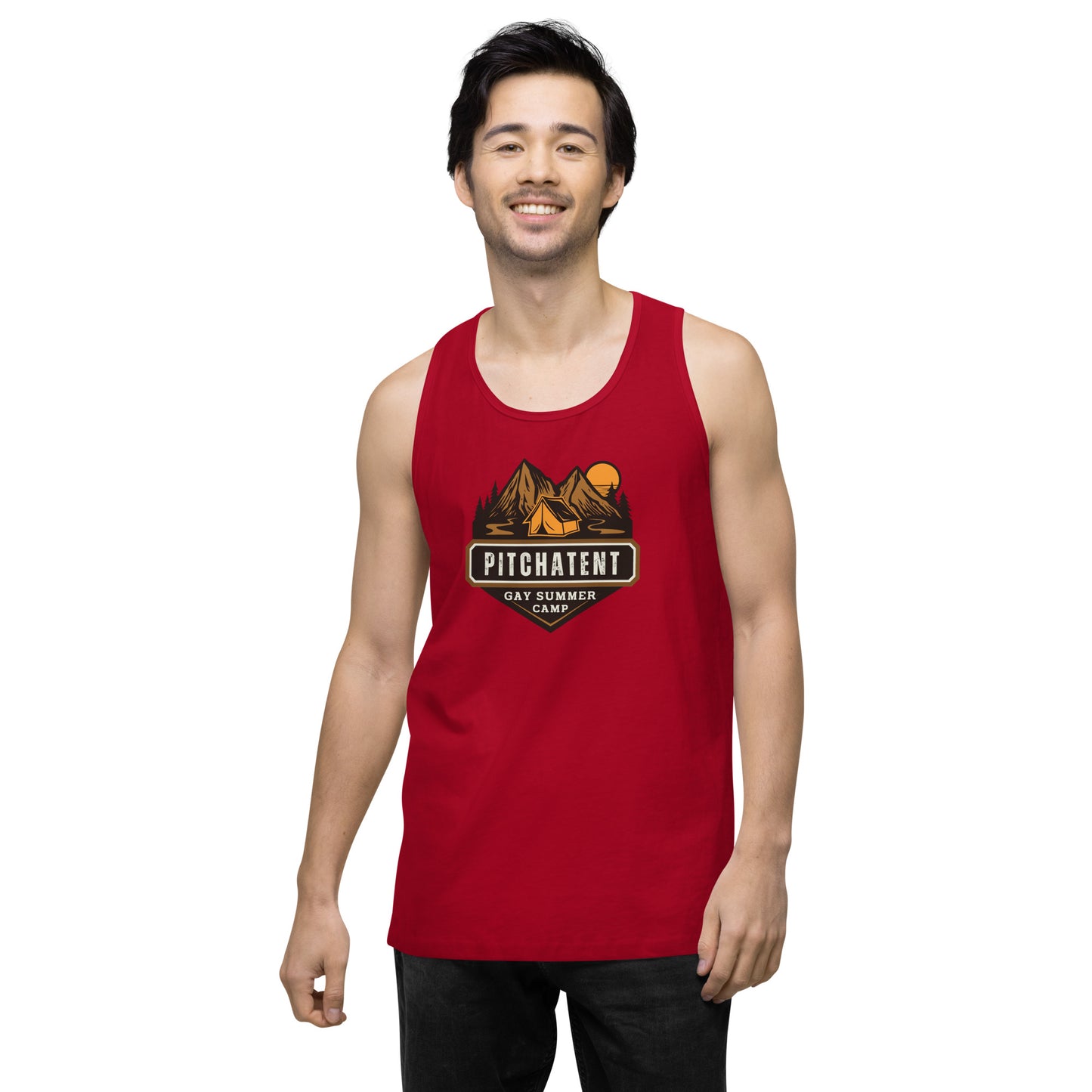 PITCHATENT Gay Summer Camp - Men’s premium tank top