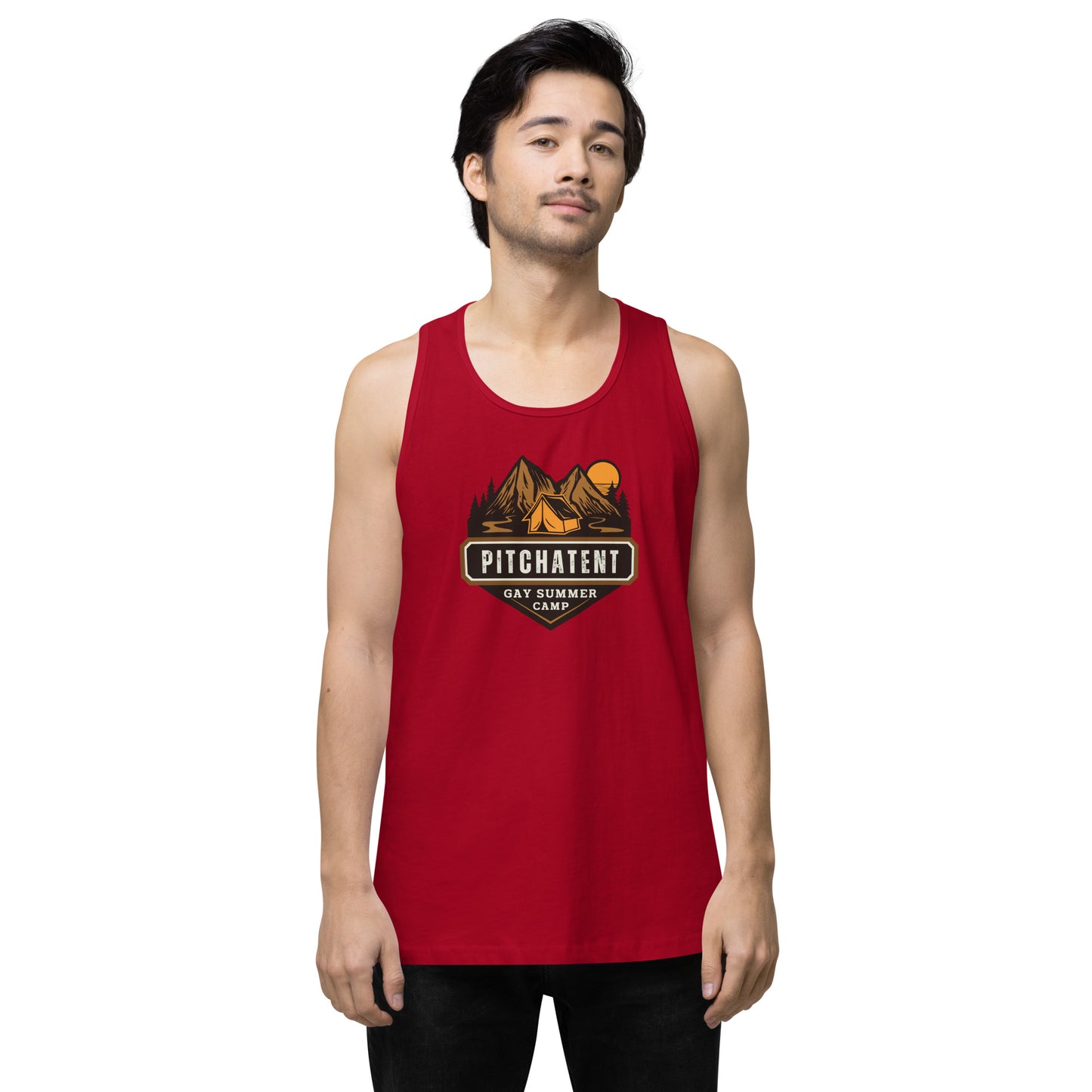 PITCHATENT Gay Summer Camp - Men’s premium tank top