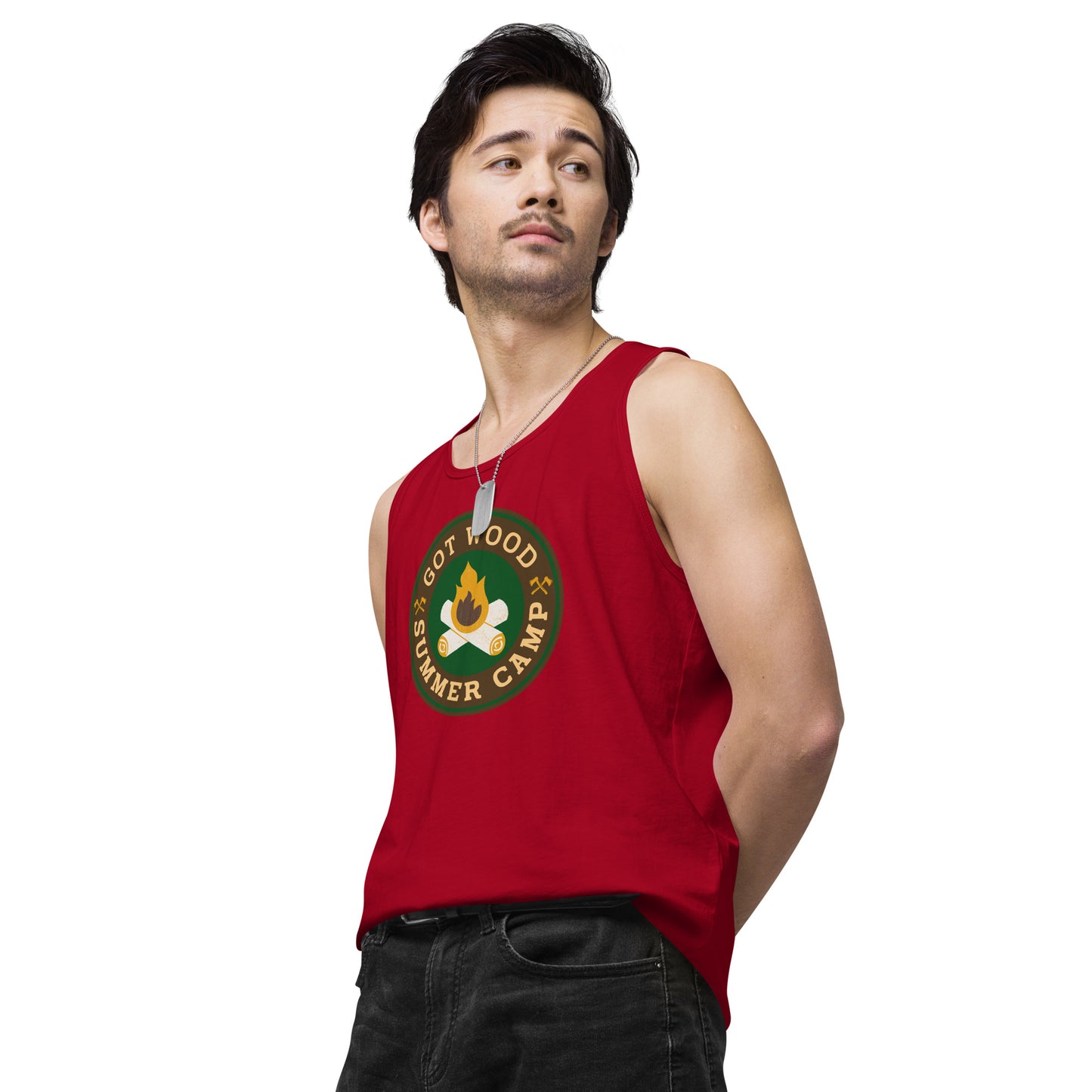 Got Wood Summer Camp - Men’s premium tank top